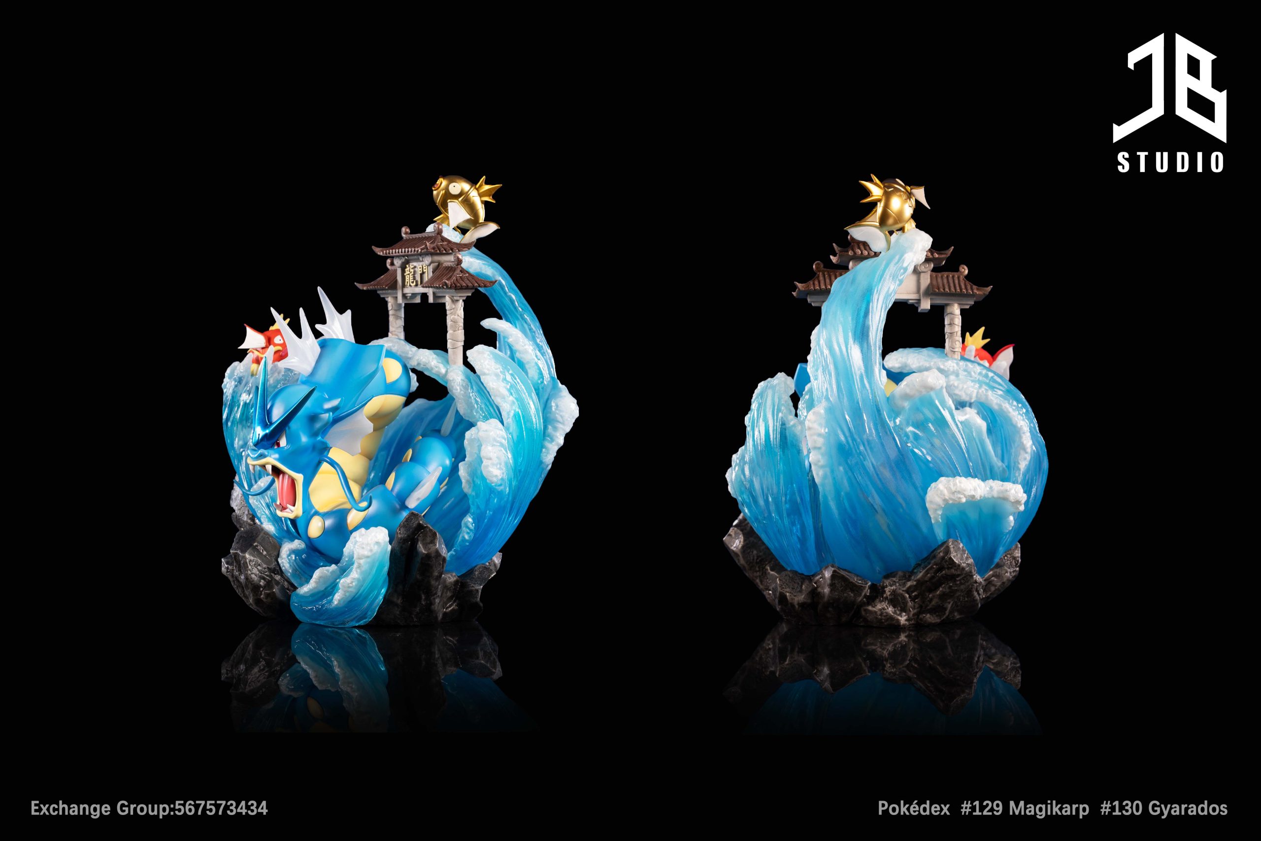 JB Studio – Pokemon Evolution Set #147 Magikarp & Gyarados