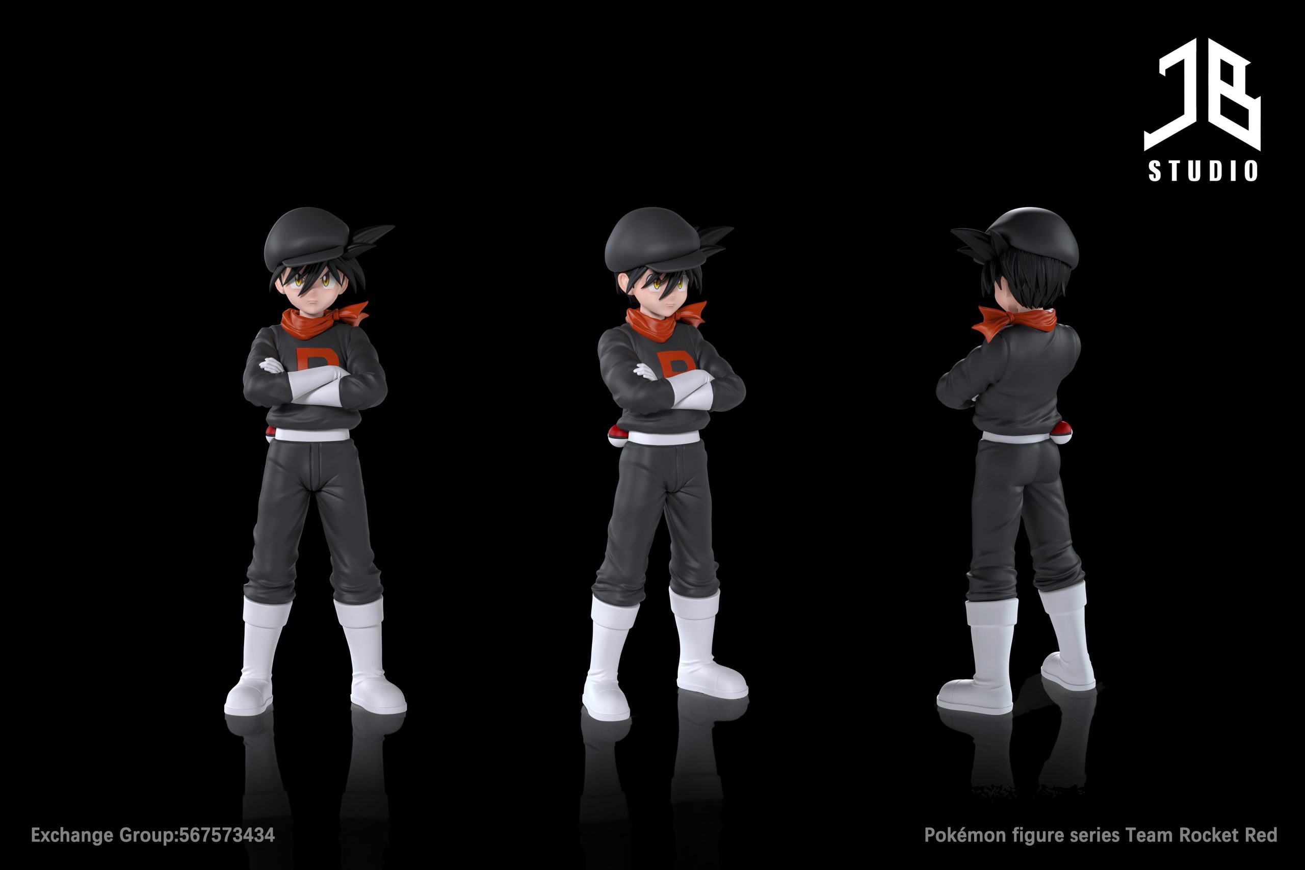 JB Studio - Pokémon Red Team Rocket Uniform