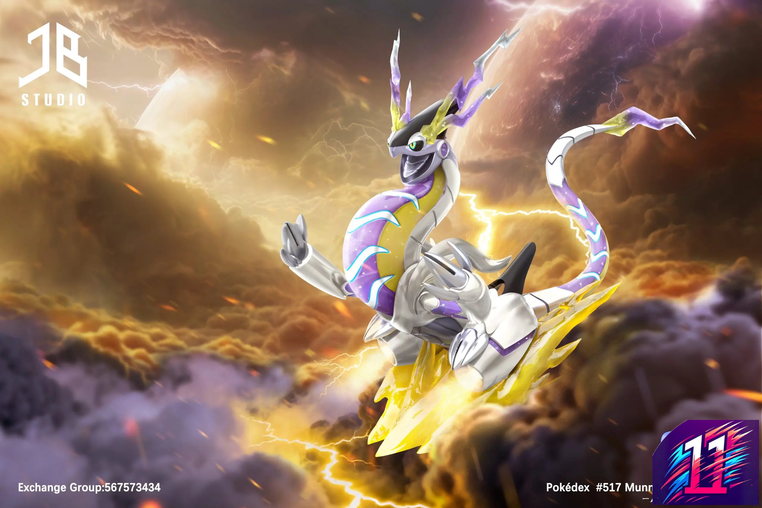 JB Studio - Pokédex Series #1008 Miraidon Pokémon