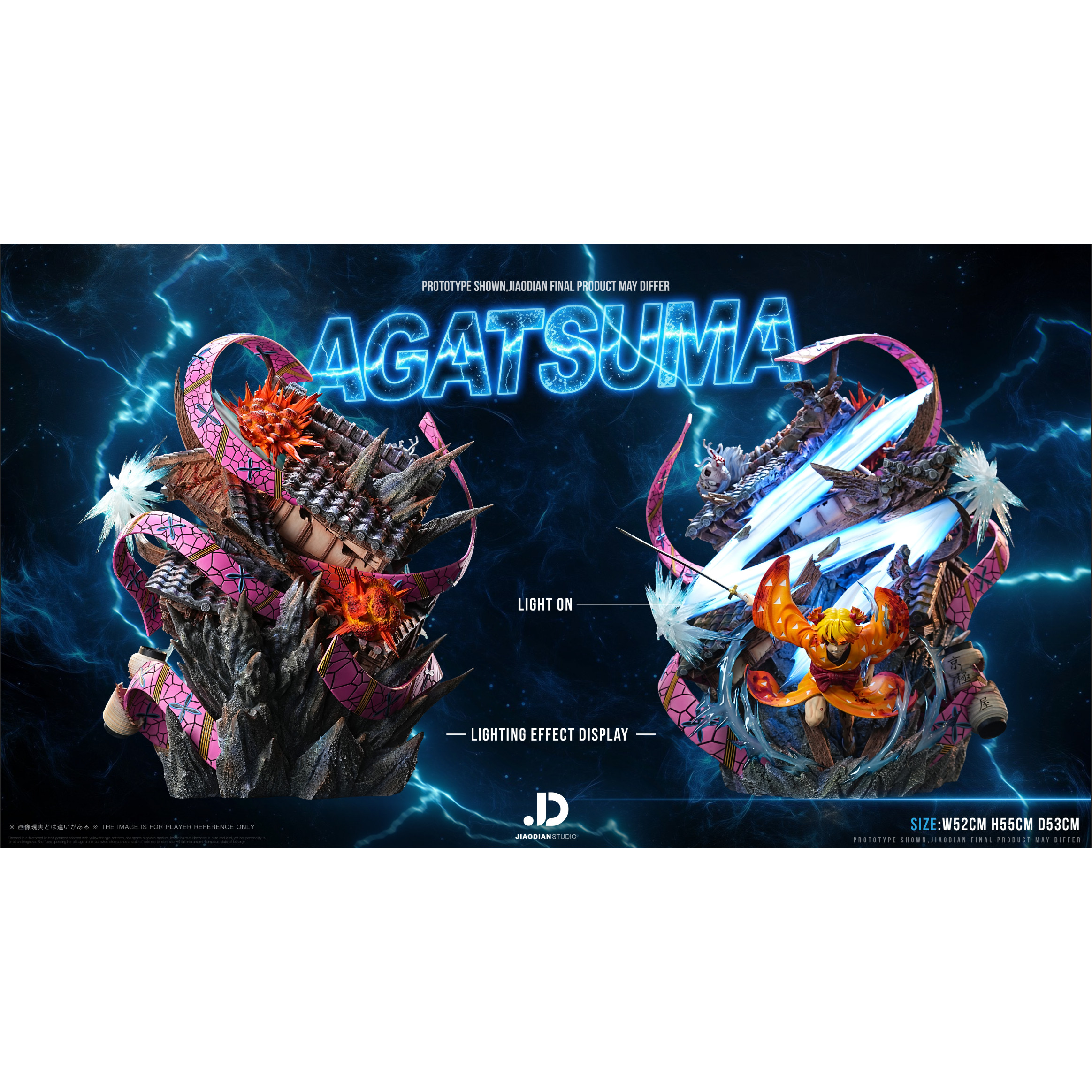 JIAO DIAN Studio - Entertainment District Arc #01 Zenitsu Agatsuma Demon Slayer