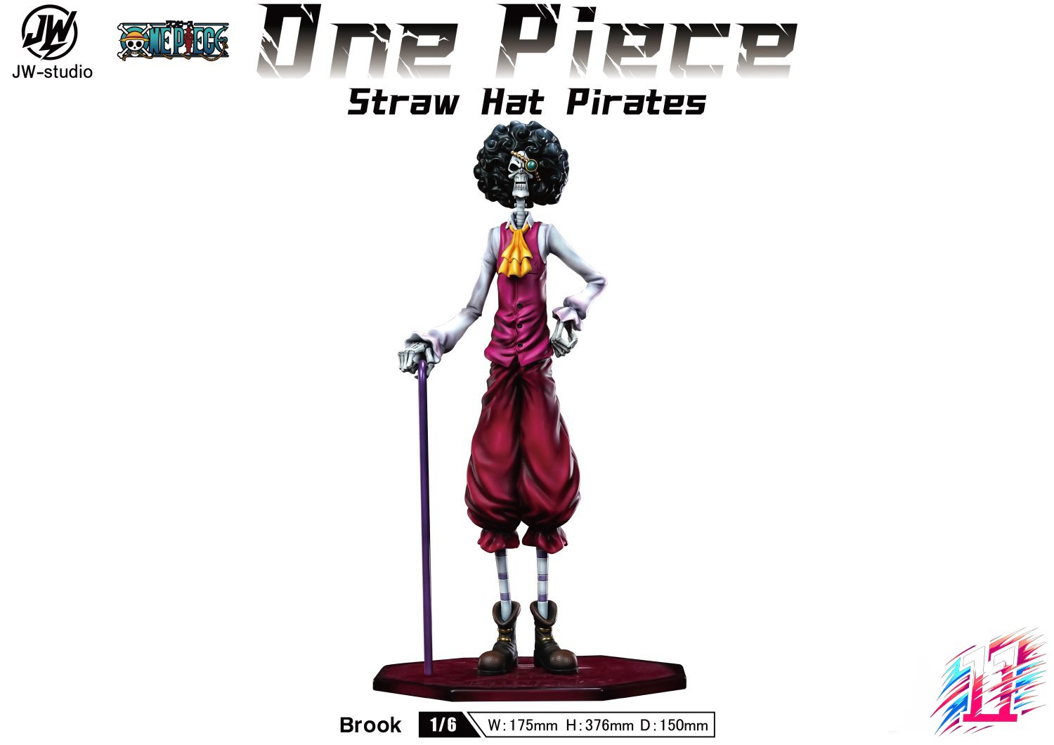 JW Studio - Straw Hat Pirates #4 Sanji X #5 Usopp X #6 Brook X #7 Robin X #8 Franky X # 9 Chopper One Piece