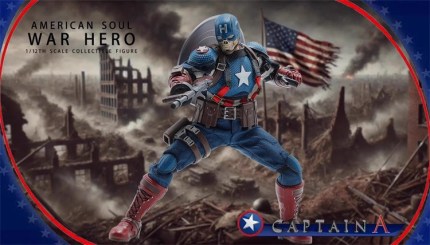 Joy Man Toys Studio - Marvel JM003 Captain America Joy Man Toys Studio - Marvel JM003 Captain America