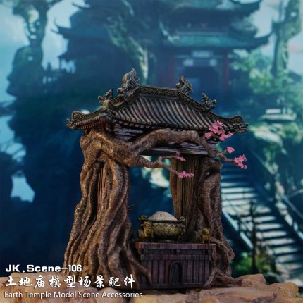 JacksDo Studio - Original Earth temple model scene accessories JacksDo Studio - Original Earth temple model scene accessories