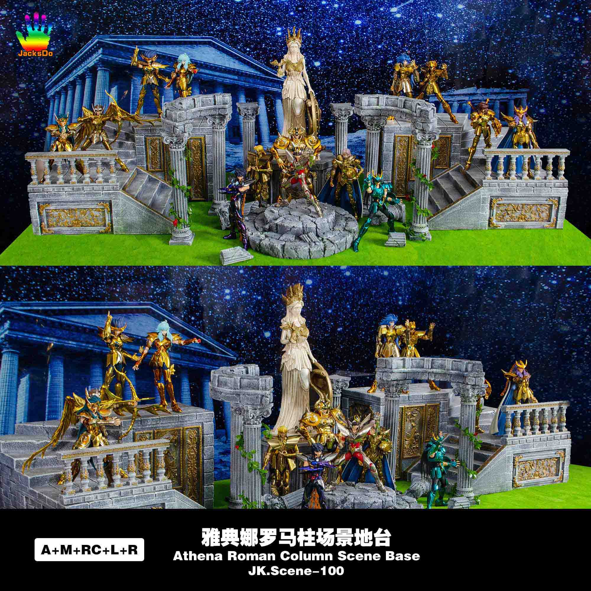 JacksDo Studio - Saint Seiya Athena Roman Column Scene Platform
