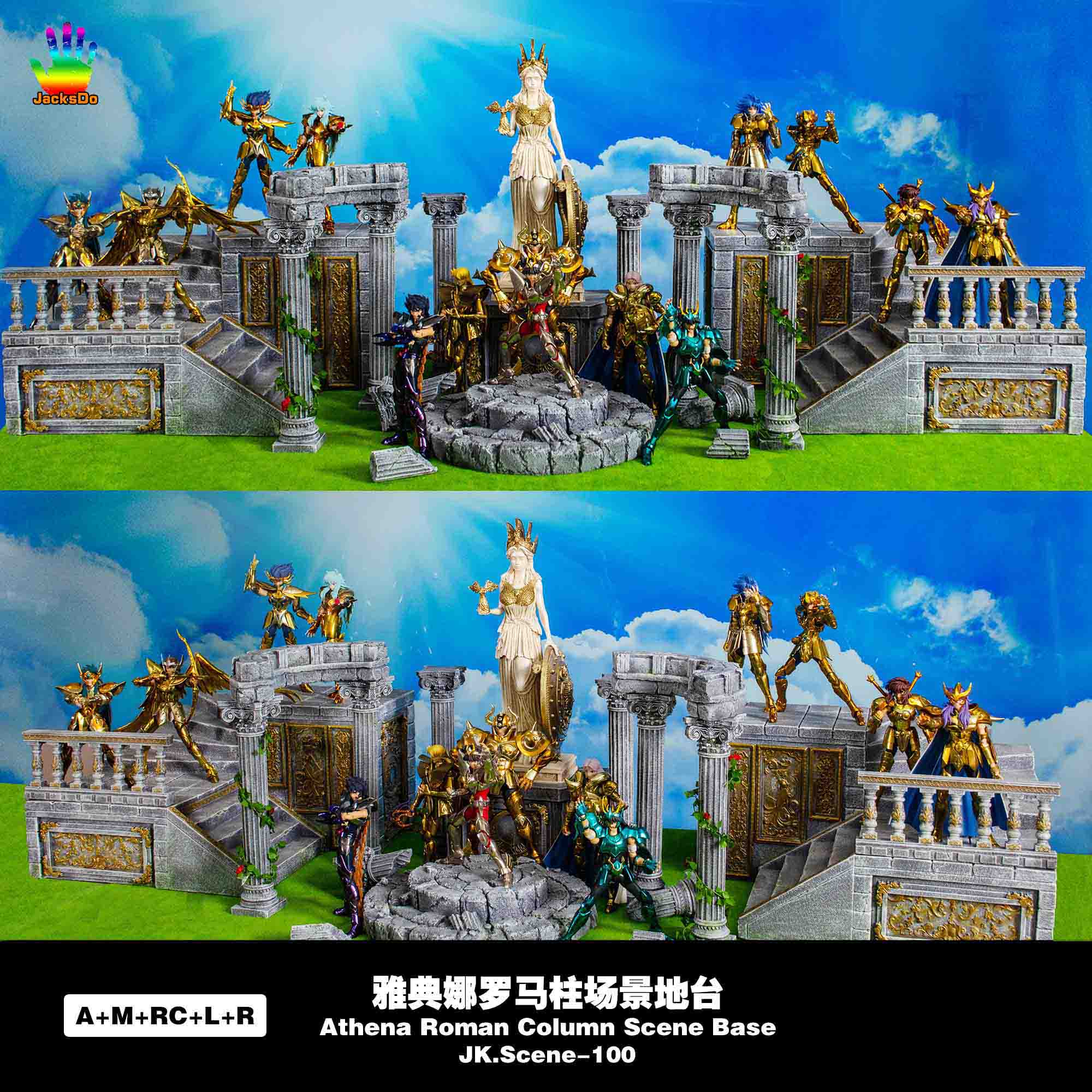 JacksDo Studio - Saint Seiya Athena Roman Column Scene Platform