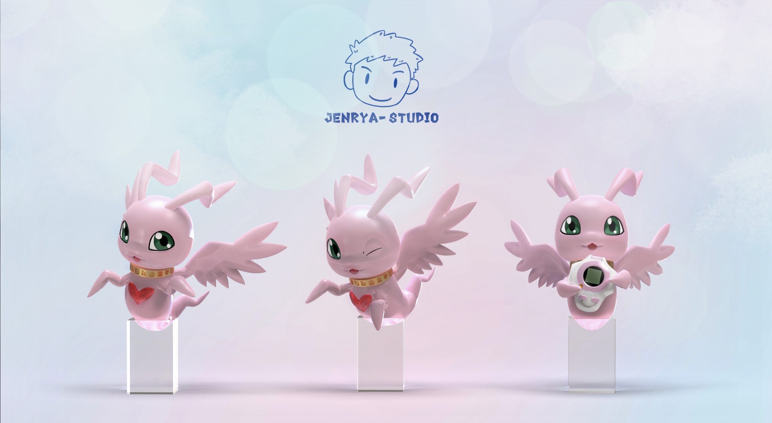 Jenrya Studio - Digimon Marin Angemon set (three pieces)