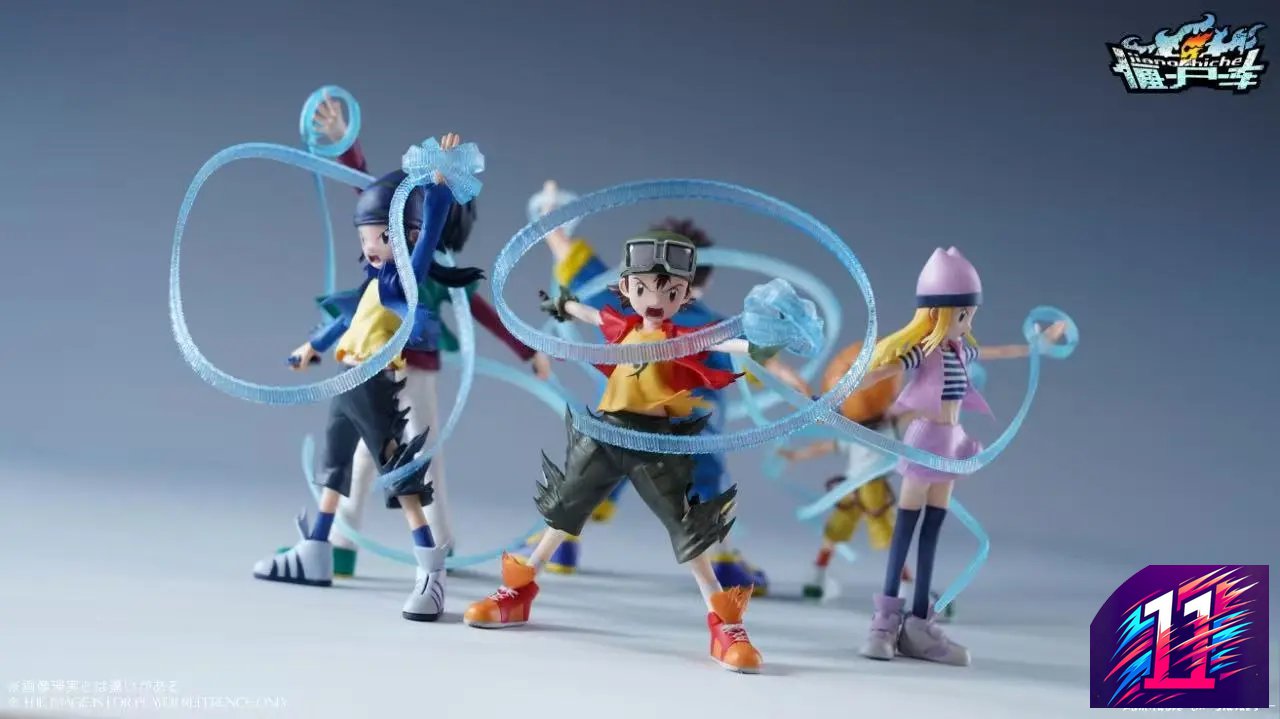 Jiang Shi Che Studio - Main Characters Digimon