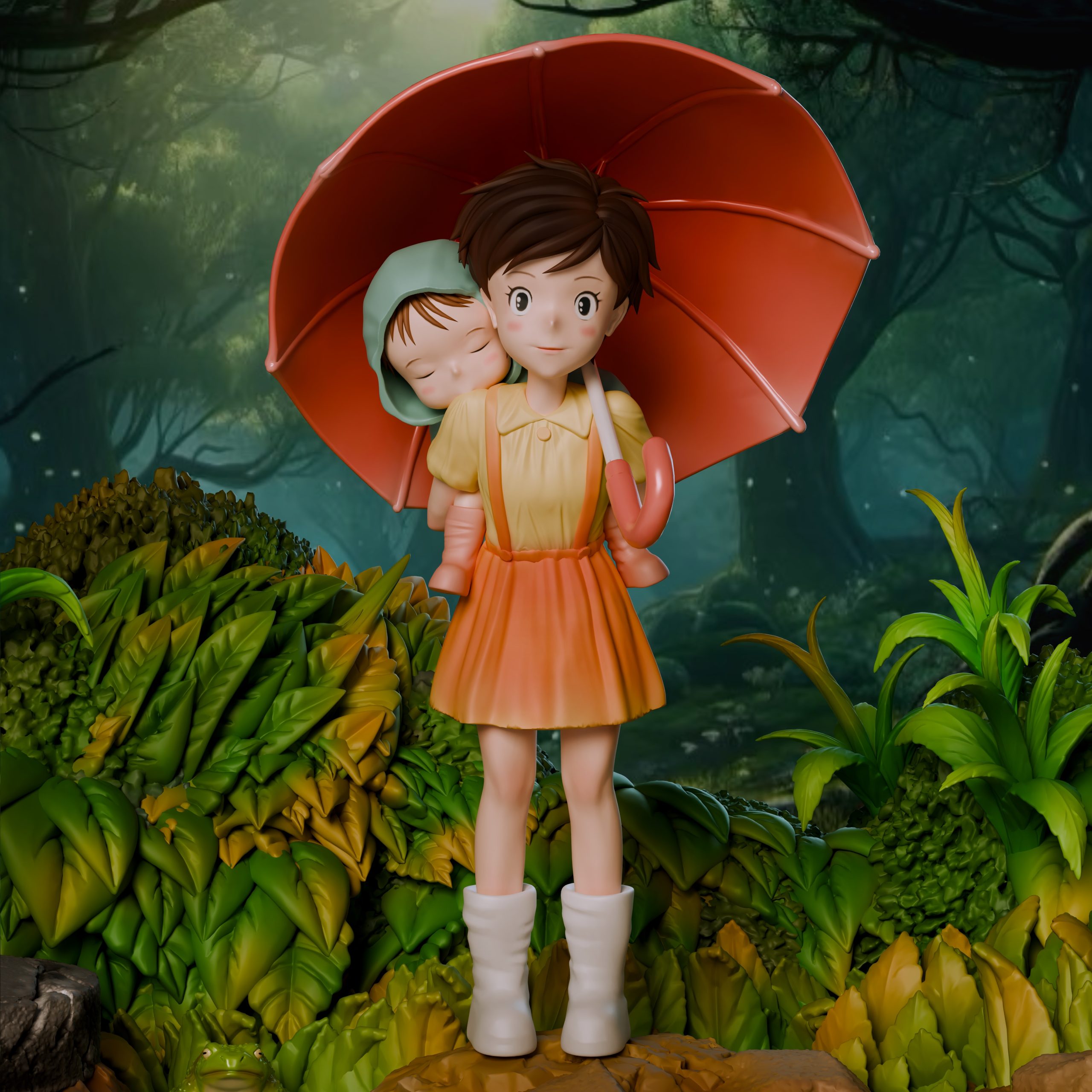 Jiang Studio - My Neighbor Totoro Hayao Miyazaki Series 01 My Neighbor Totoro%27s First Encounter