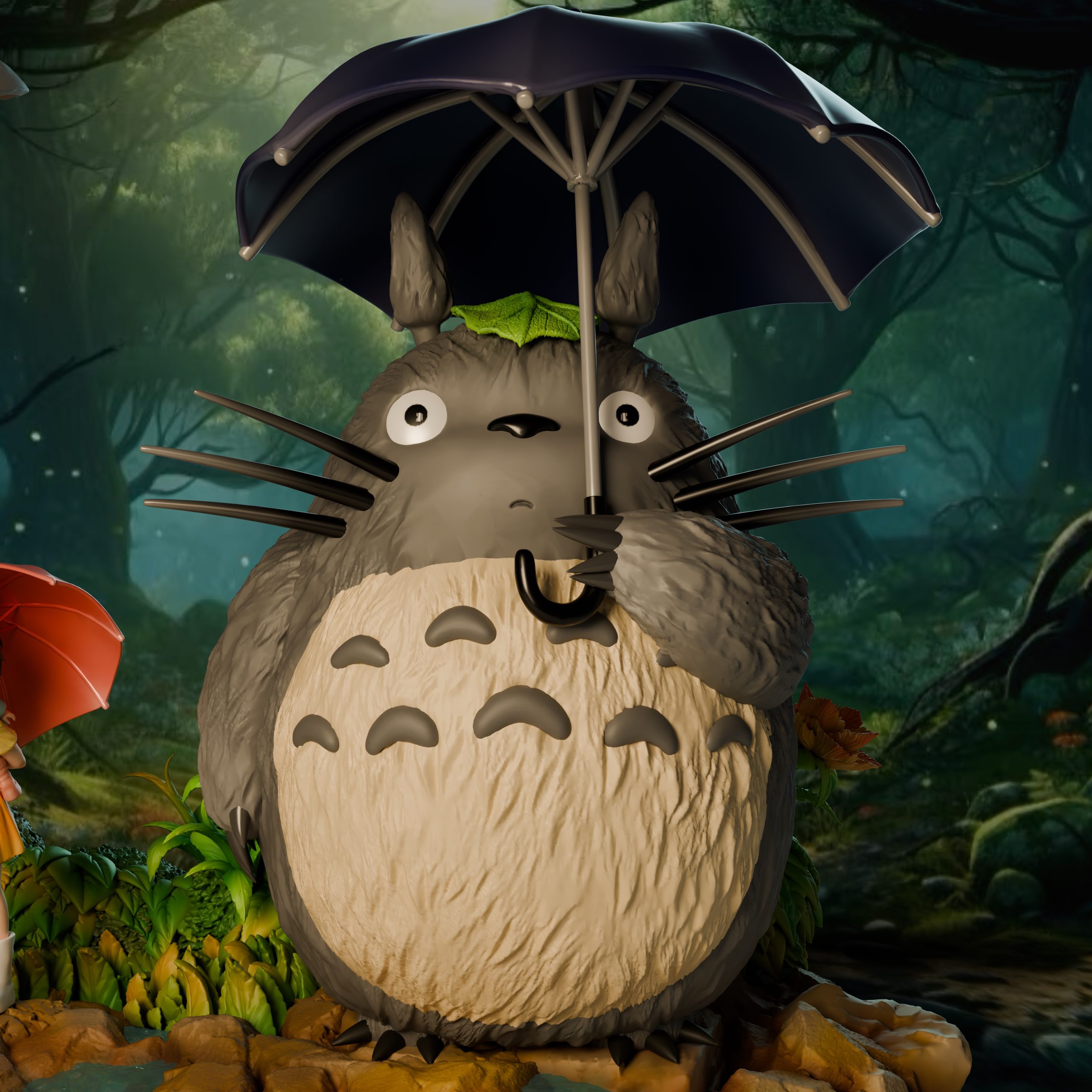Jiang Studio - My Neighbor Totoro Hayao Miyazaki Series 01 My Neighbor Totoro%27s First Encounter