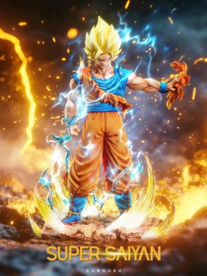 OKR Studio - Dragon Ball Super Saiyan 2 Son Goku OKR Studio - Dragon Ball Super Saiyan 2 Son Goku