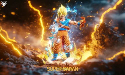 OKR Studio - Dragon Ball Super Saiyan 2 Son Goku OKR Studio - Dragon Ball Super Saiyan 2 Son Goku