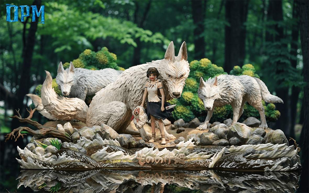 OPM Studio - Princess Mononoke Desktop Small Scene Series #7 San