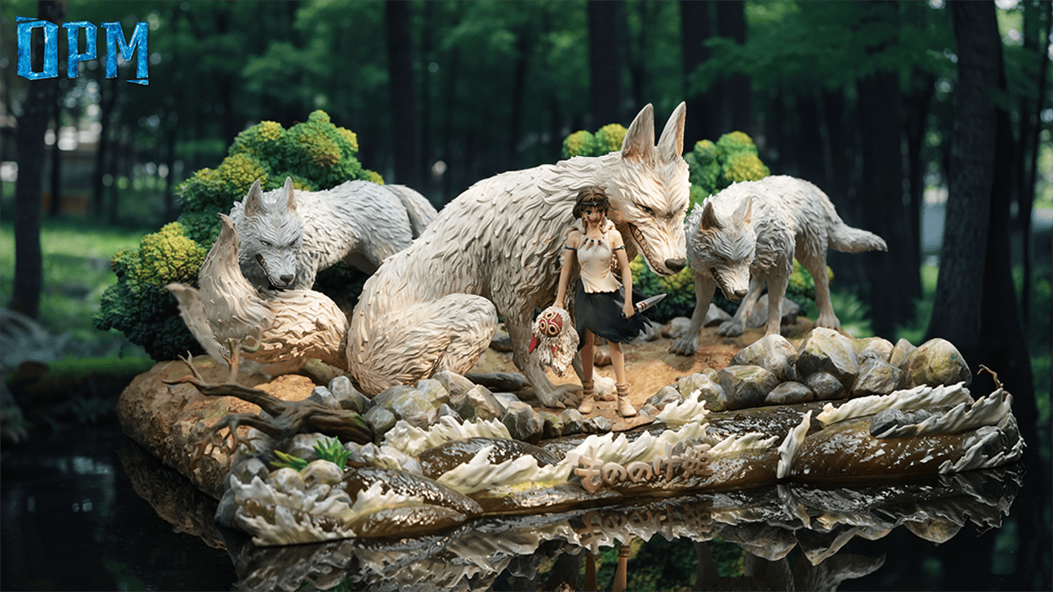 OPM Studio - Princess Mononoke Desktop Small Scene Series #7 San