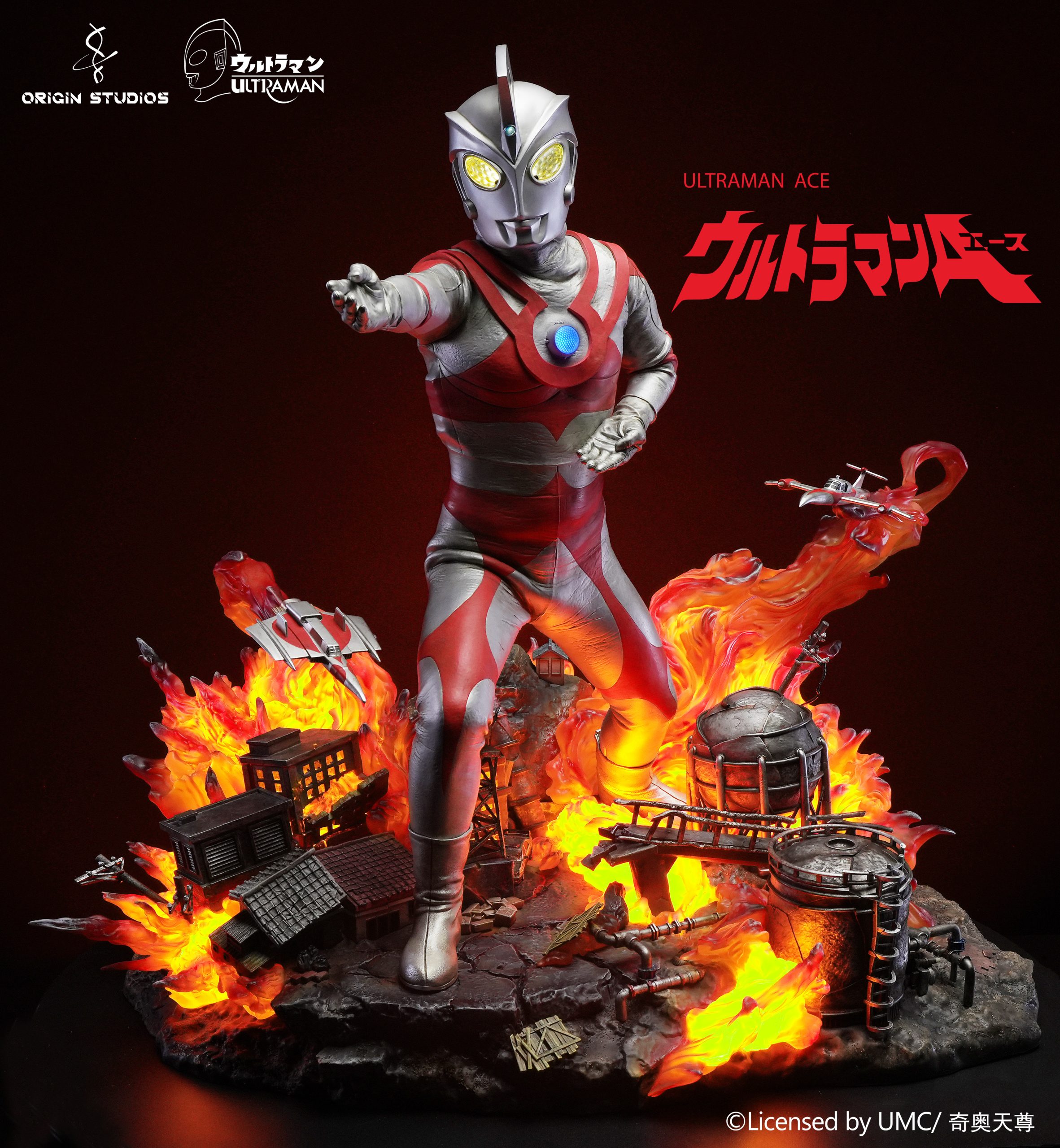 Origin Studio - Classic Ultraman Ace Scene Statue (Licensed)