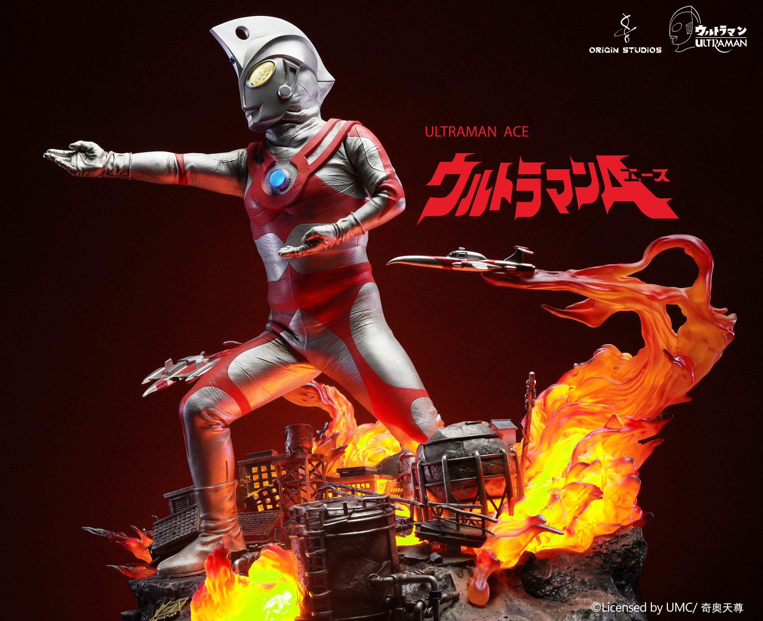Origin Studio - Classic Ultraman Ace Scene Statue (Licensed)