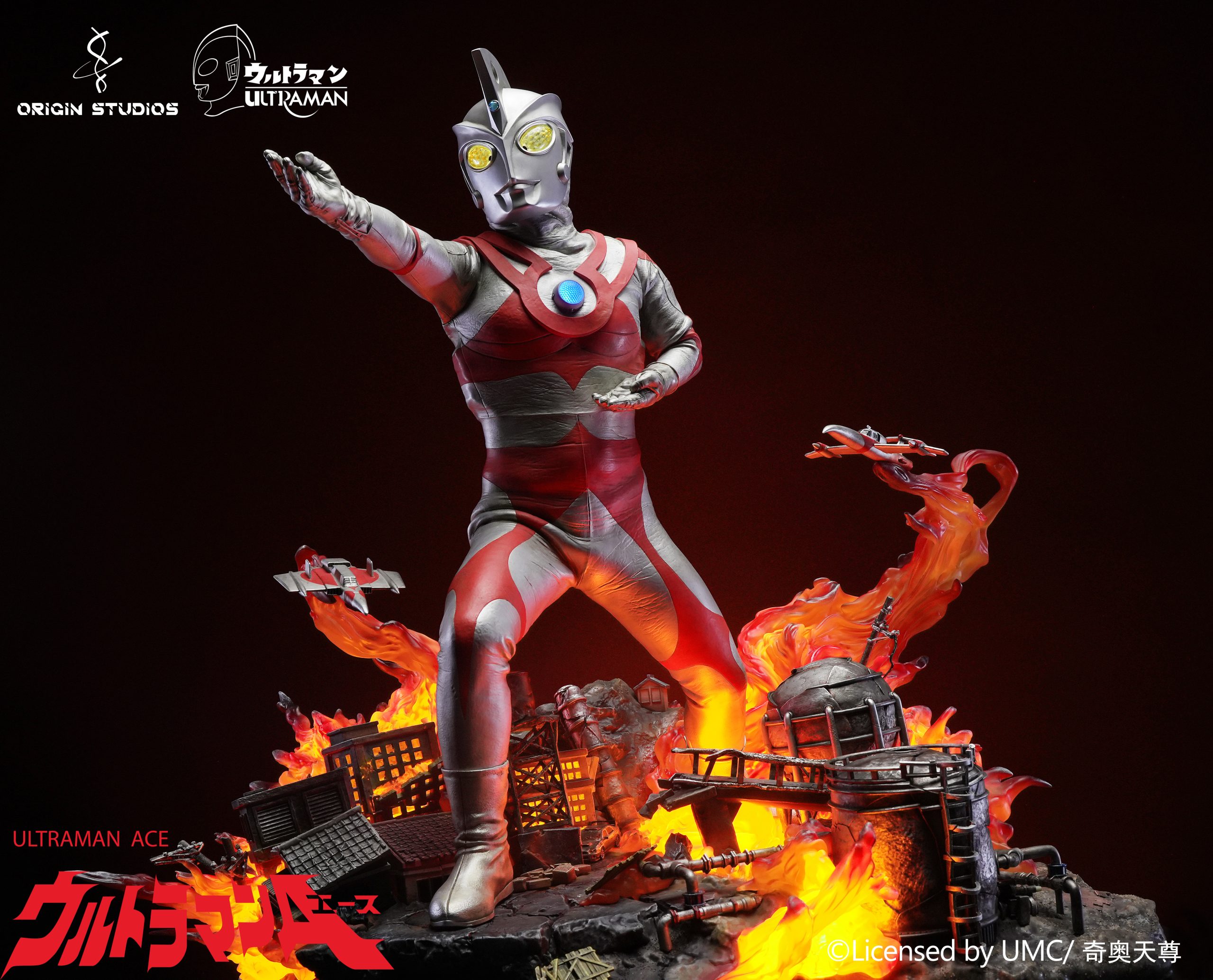 Origin Studio - Classic Ultraman Ace Scene Statue (Licensed)