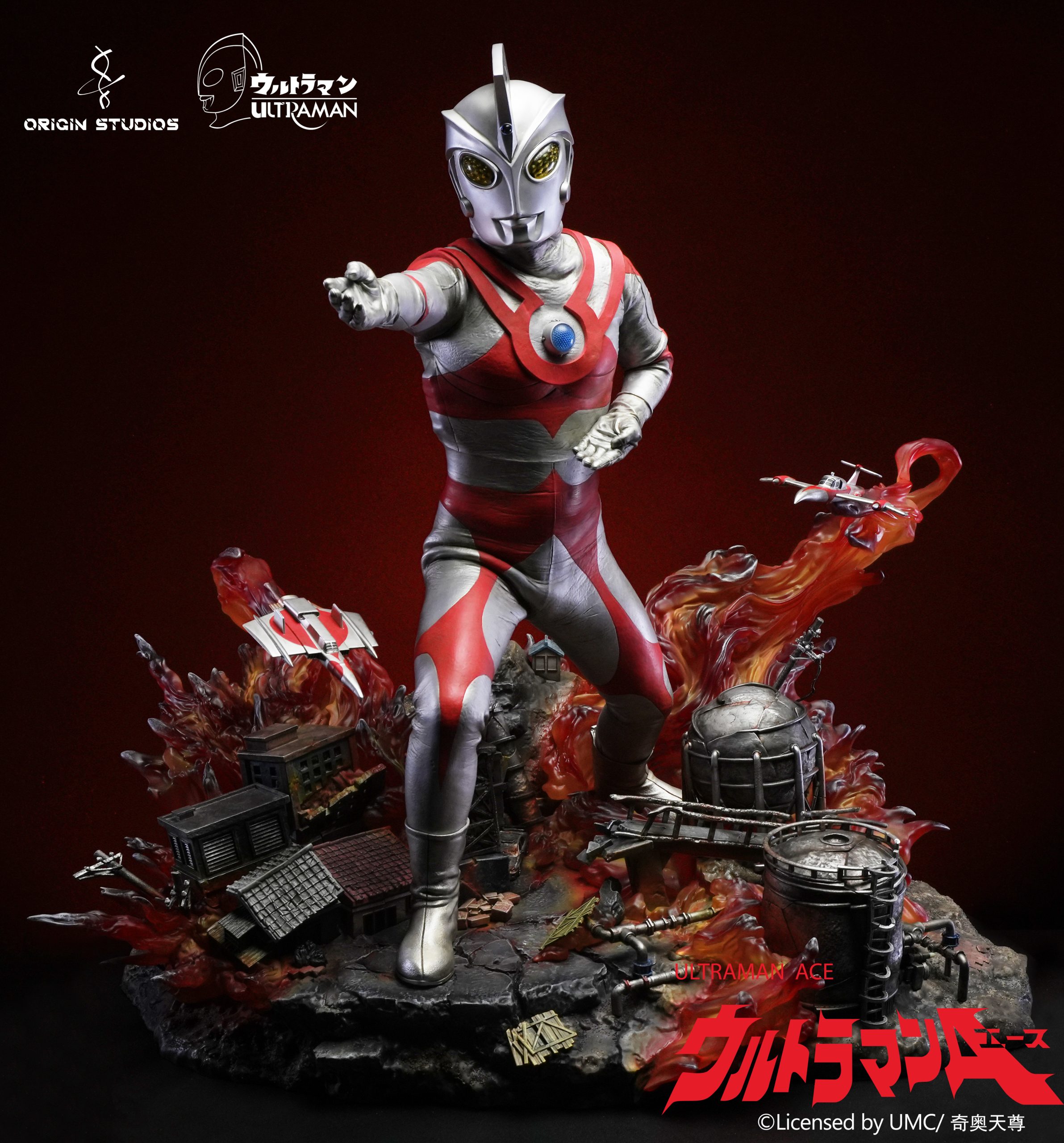 Origin Studio - Classic Ultraman Ace Scene Statue (Licensed)
