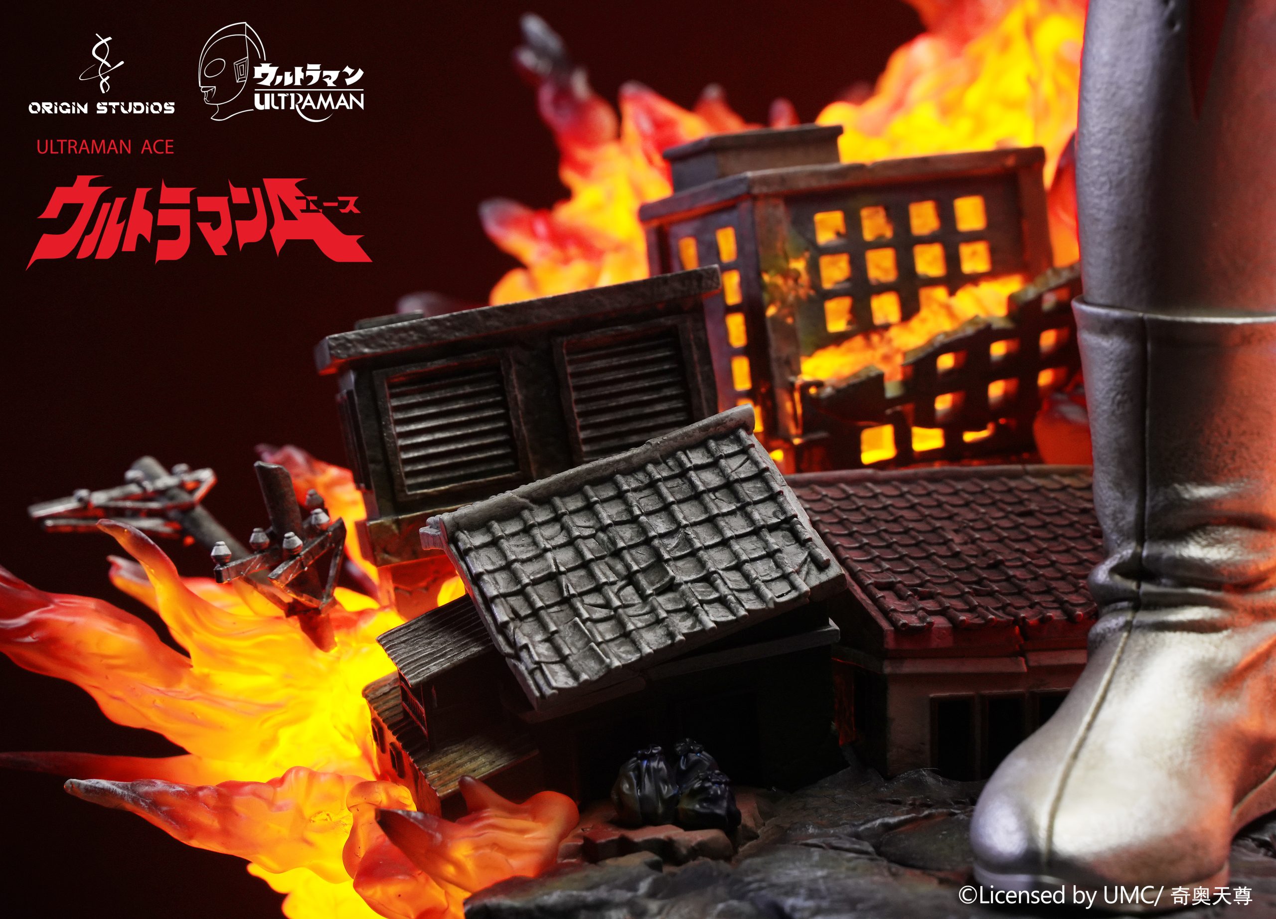Origin Studio - Classic Ultraman Ace Scene Statue (Licensed)