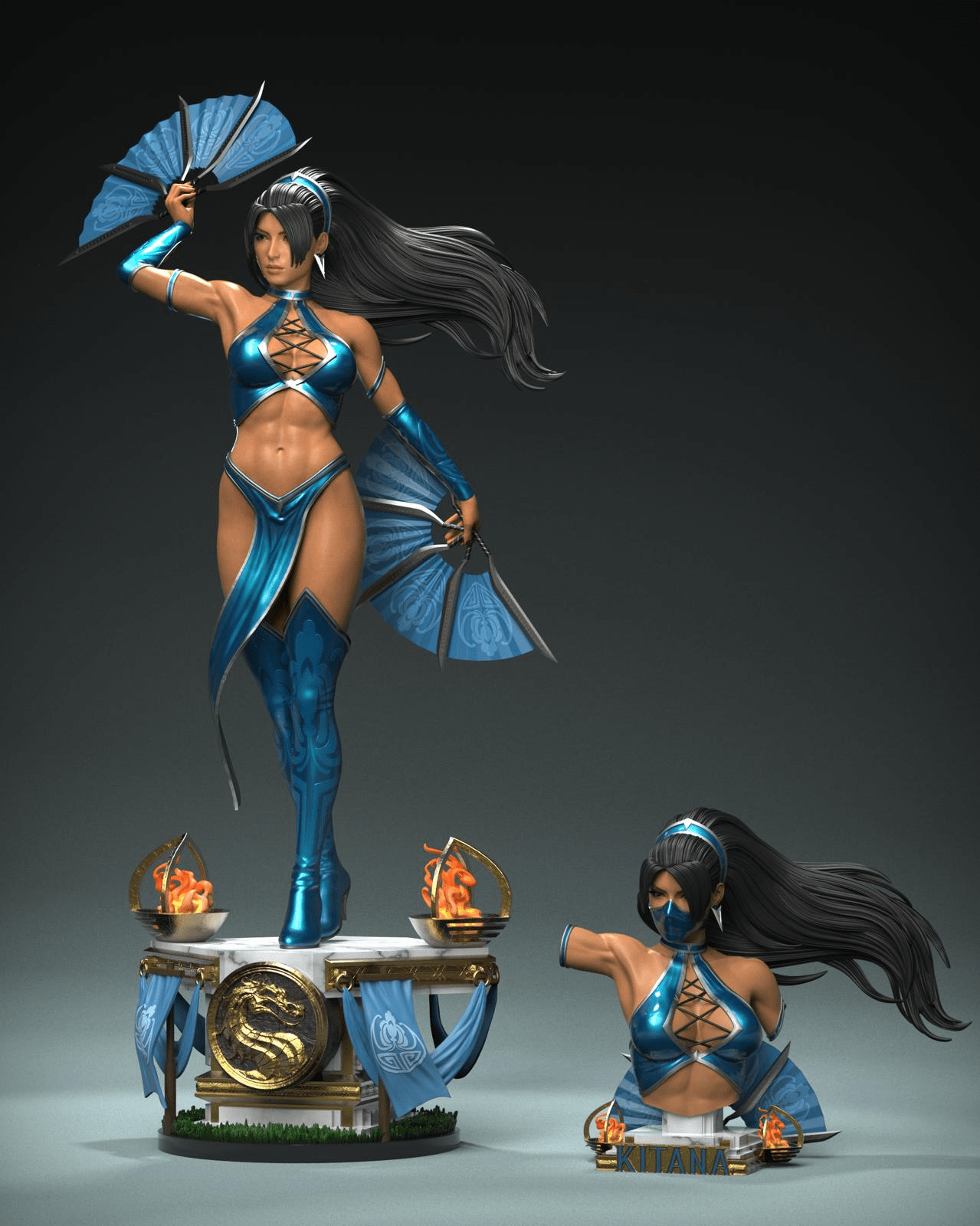 Outworld Creations Studio - Mortal Kombat Kitana Edenia Princess