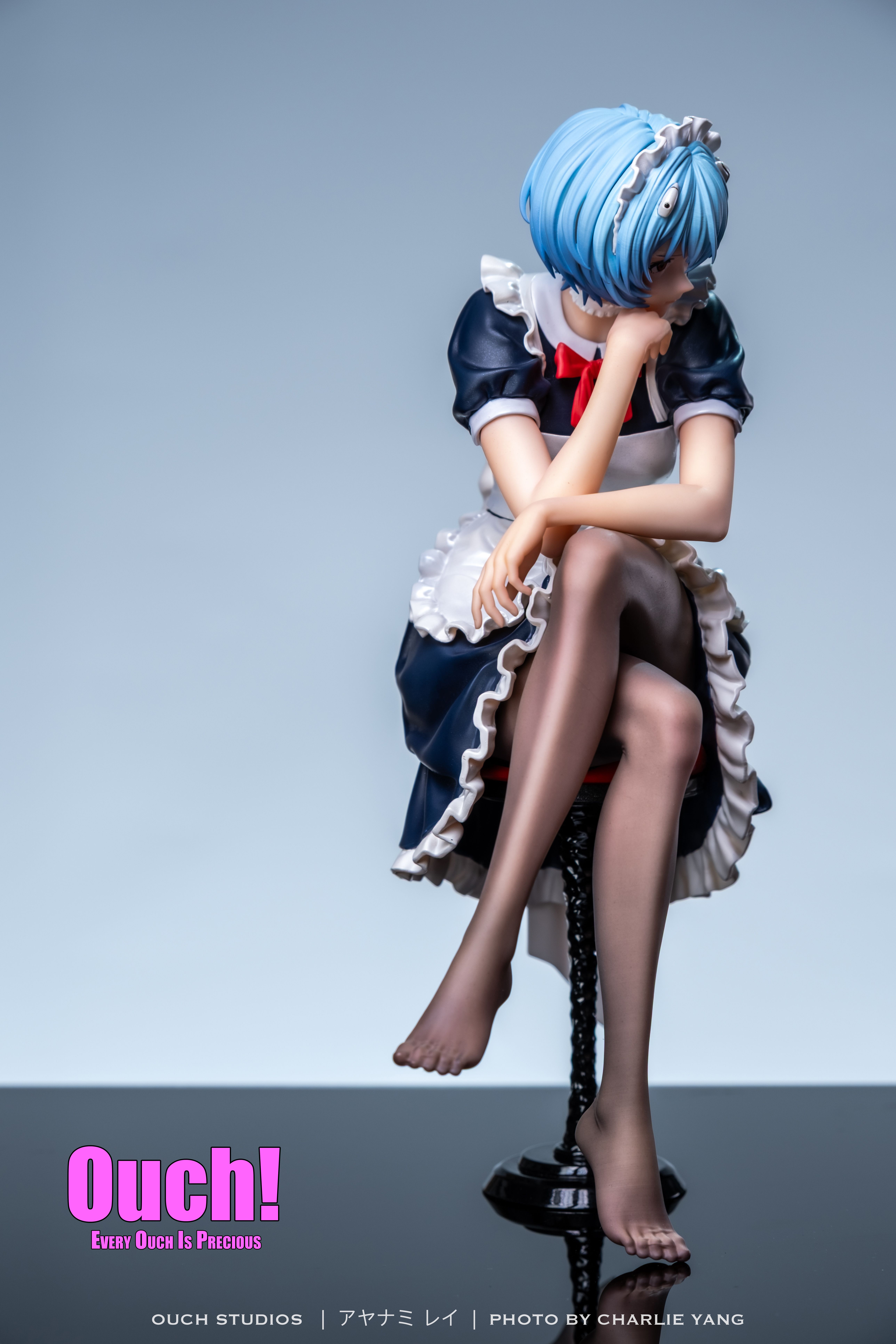 Ouch! Studio - Rei Ayanami Maid Outfit Neon Genesis Evangelion