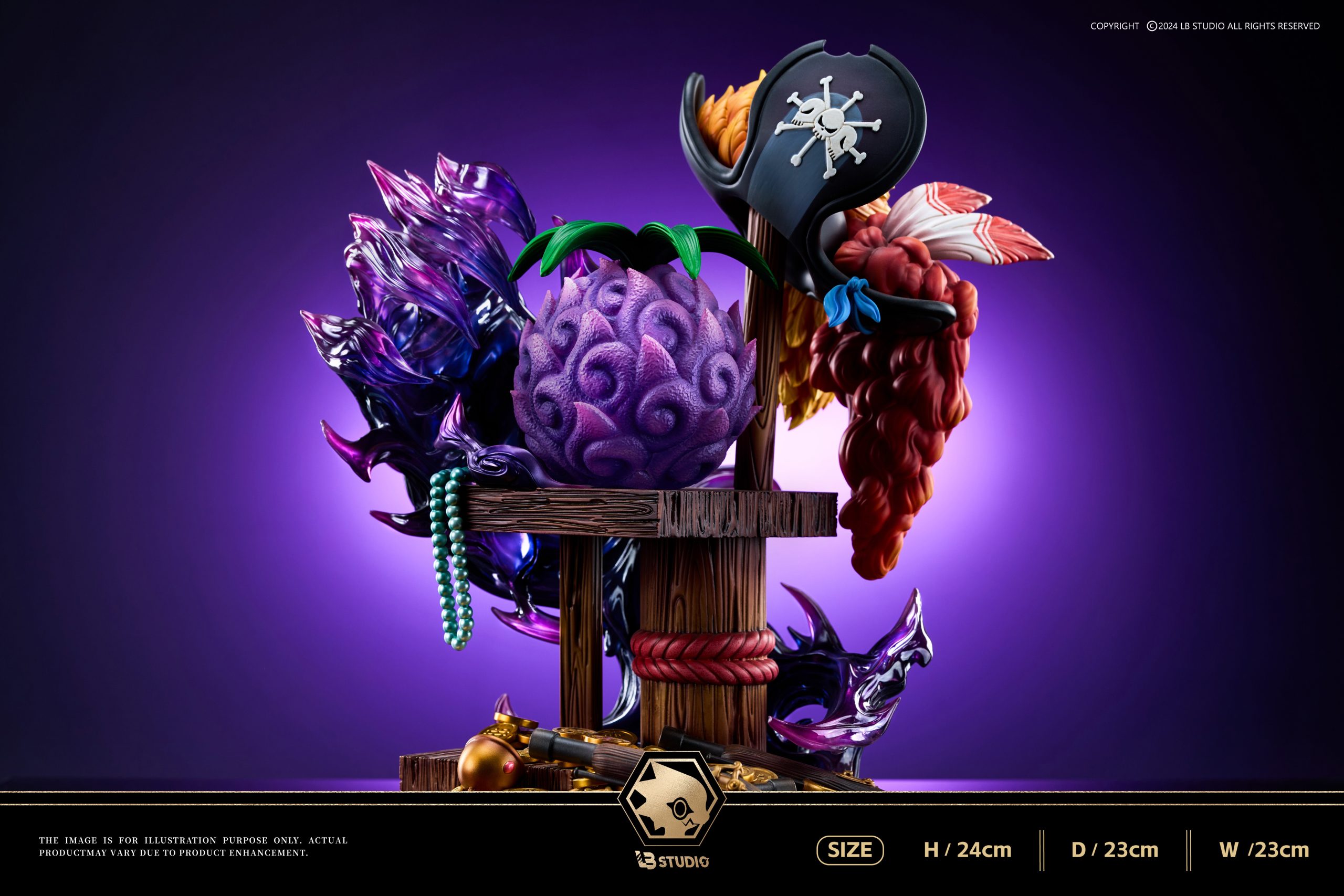 LB Studio - One Piece Table fruit Series #2 Yami Yami no Mi