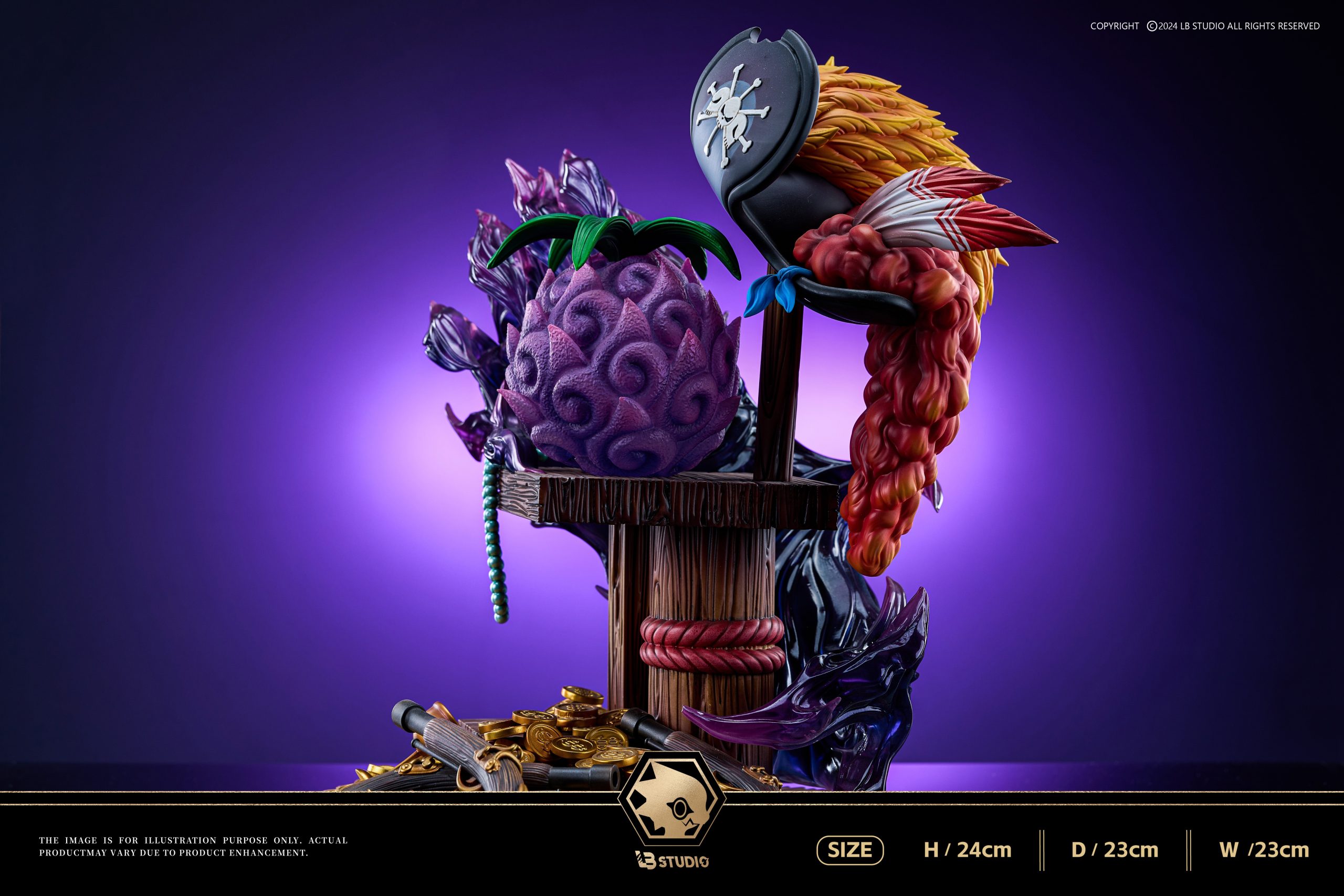 LB Studio - One Piece Table fruit Series #2 Yami Yami no Mi
