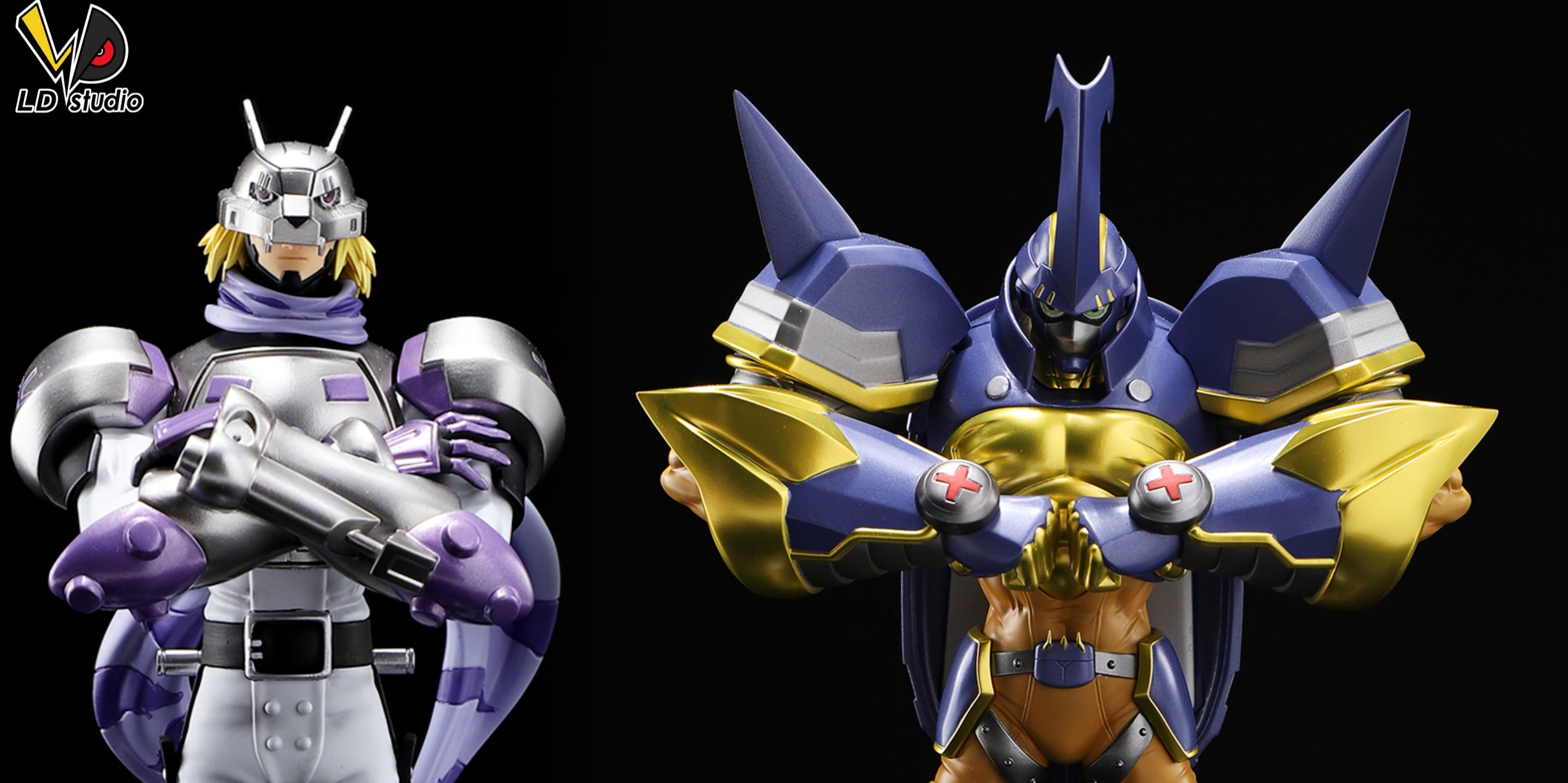 LD Studio - Digimon 04 Infinite Zone Ten Warriors Resonance Series 5th and 6th Series Wolfmon & Blitzmon