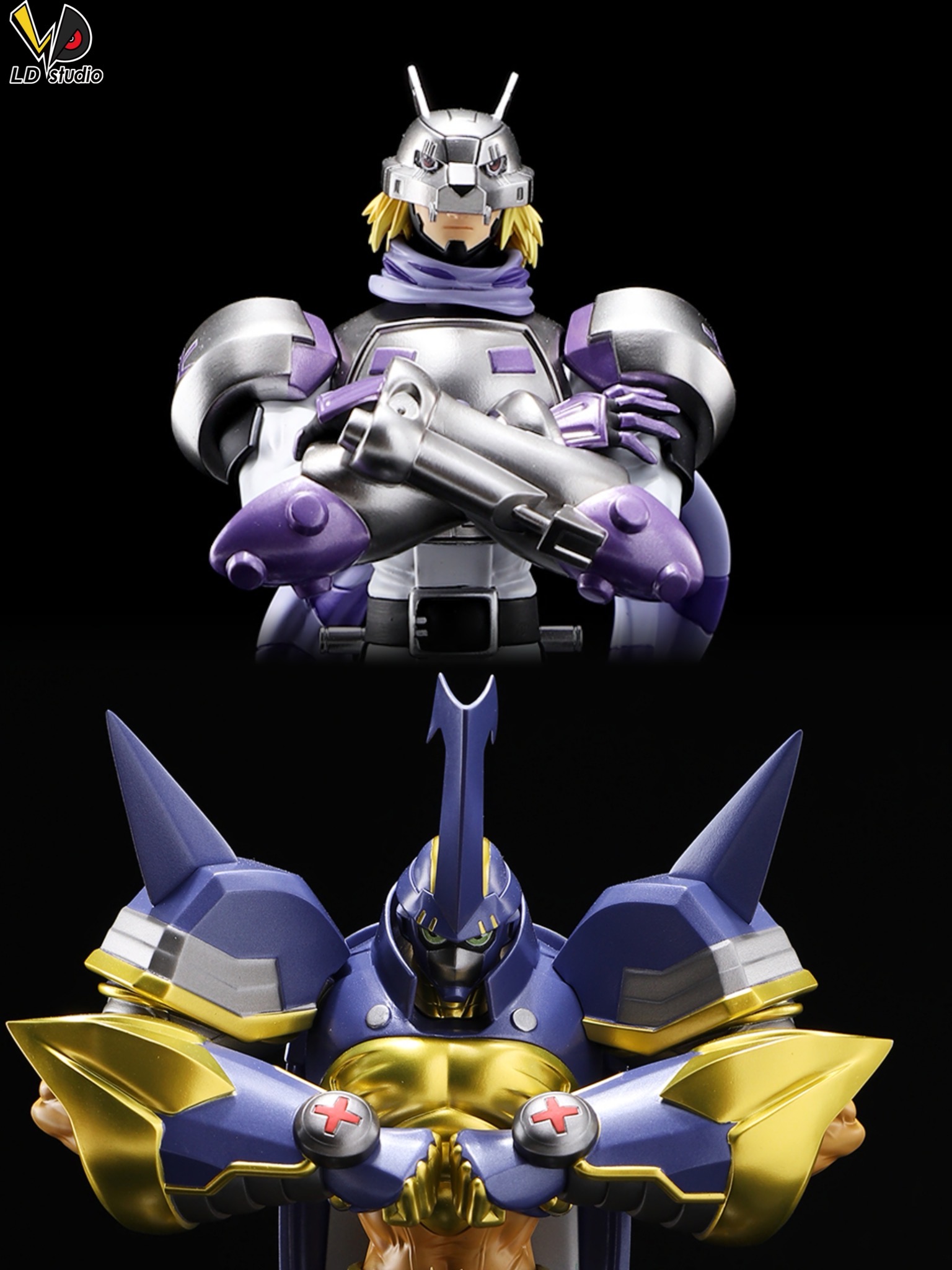 LD Studio - Digimon 04 Infinite Zone Ten Warriors Resonance Series 5th and 6th Series Wolfmon & Blitzmon