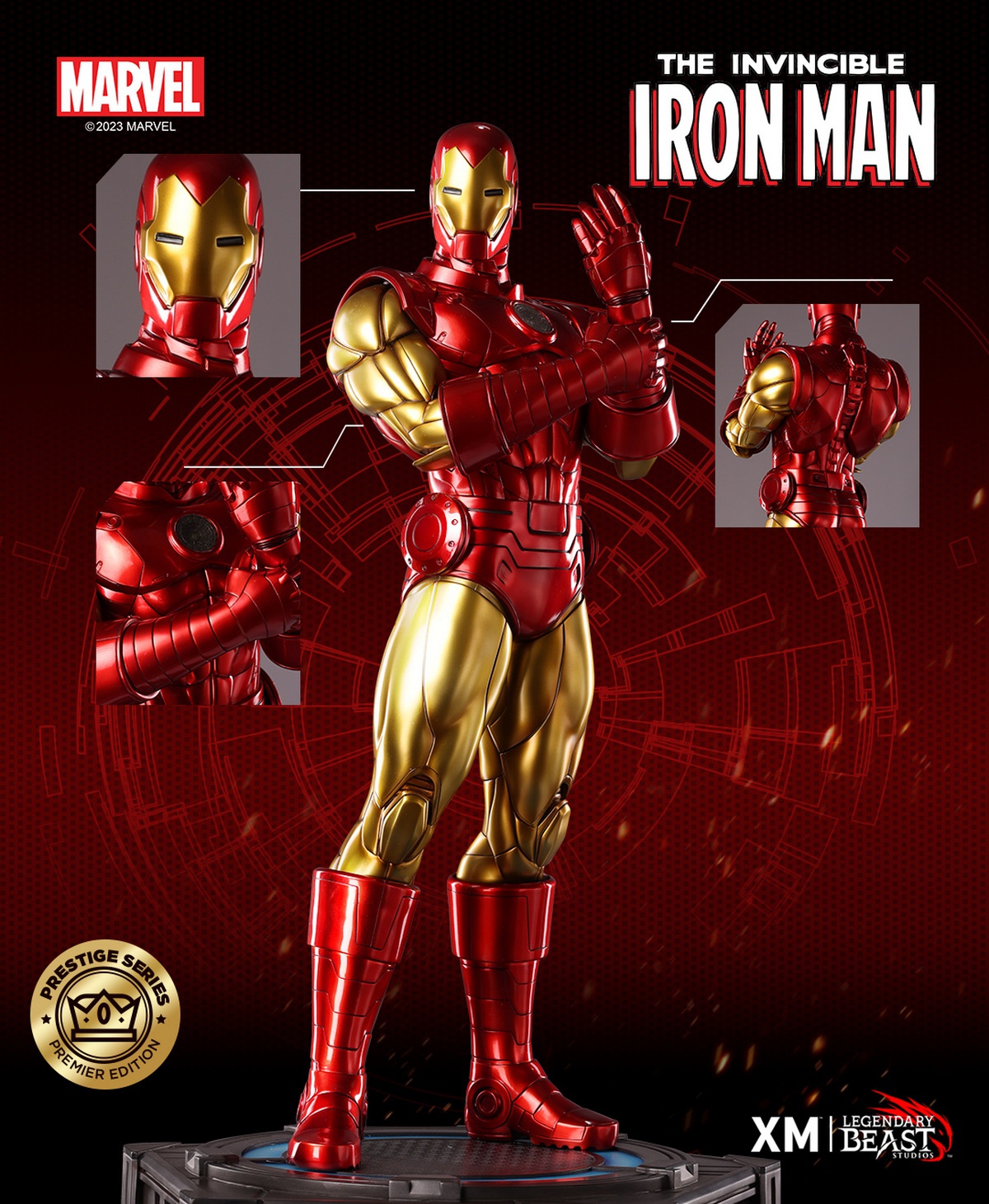 LEGENDARY BEAST Studio - Marvel 1/3 IRON MAN (Licensed)