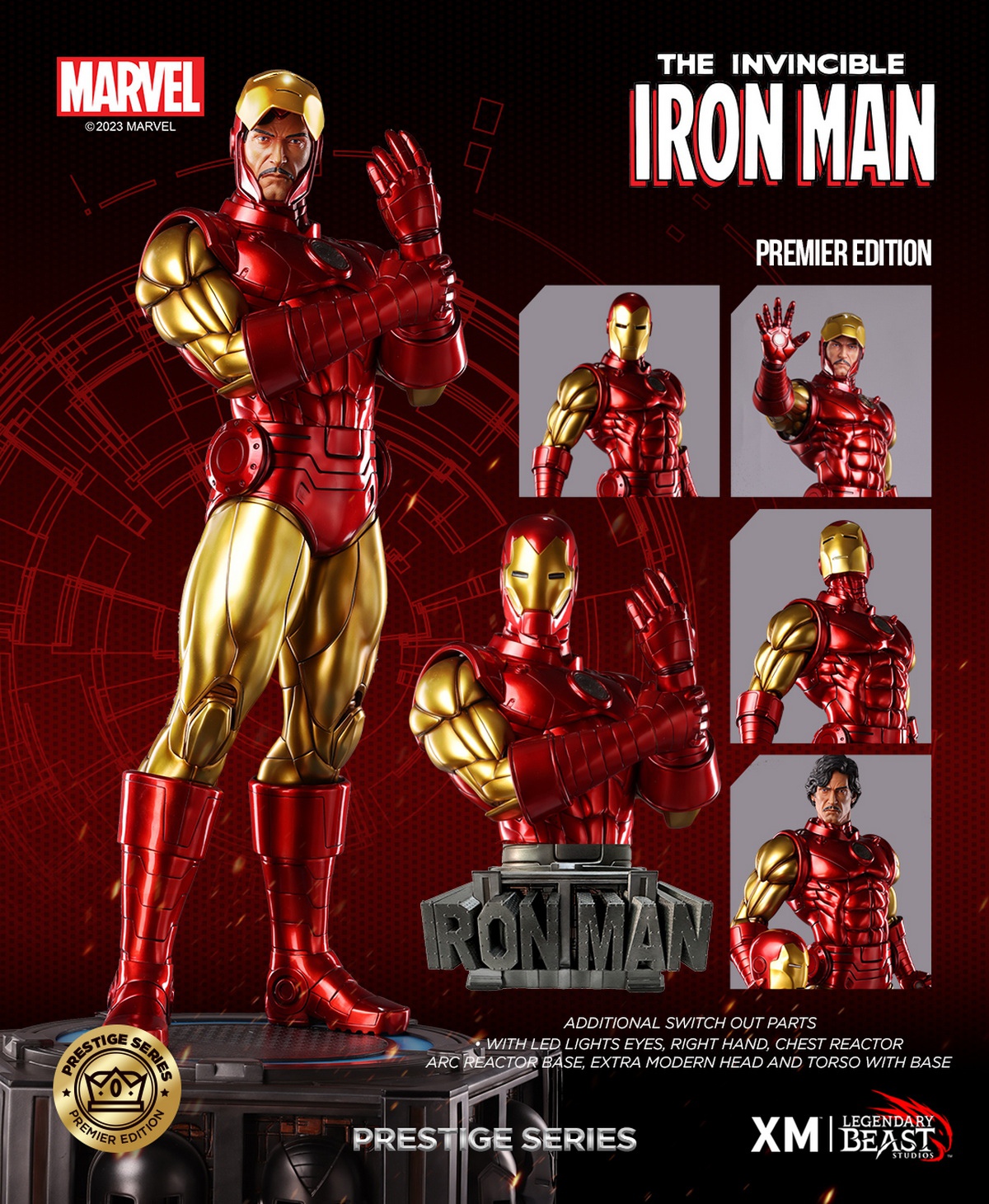 LEGENDARY BEAST Studio - Marvel 1/3 IRON MAN (Licensed)