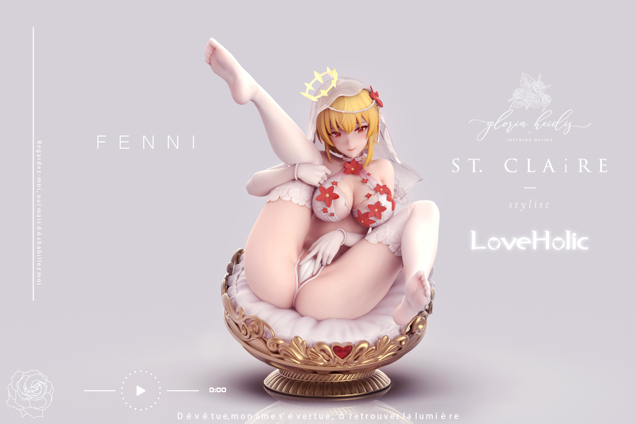 LoveHolic Studio - Snowbreak: Containment Zone Wedding Dress Fenny Golden