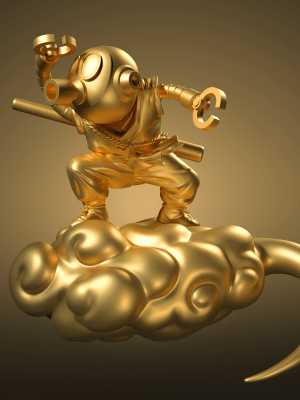 Lovely the Beast Studio - Dragon Ball Akira Toriyama cos Soaring Cloud Goku Lovely the Beast Studio - Dragon Ball Akira Toriyama cos Soaring Cloud Goku