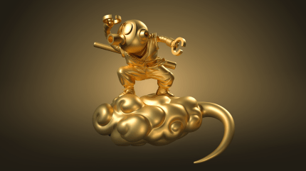 Lovely the Beast Studio - Dragon Ball Akira Toriyama cos Soaring Cloud Goku Lovely the Beast Studio - Dragon Ball Akira Toriyama cos Soaring Cloud Goku