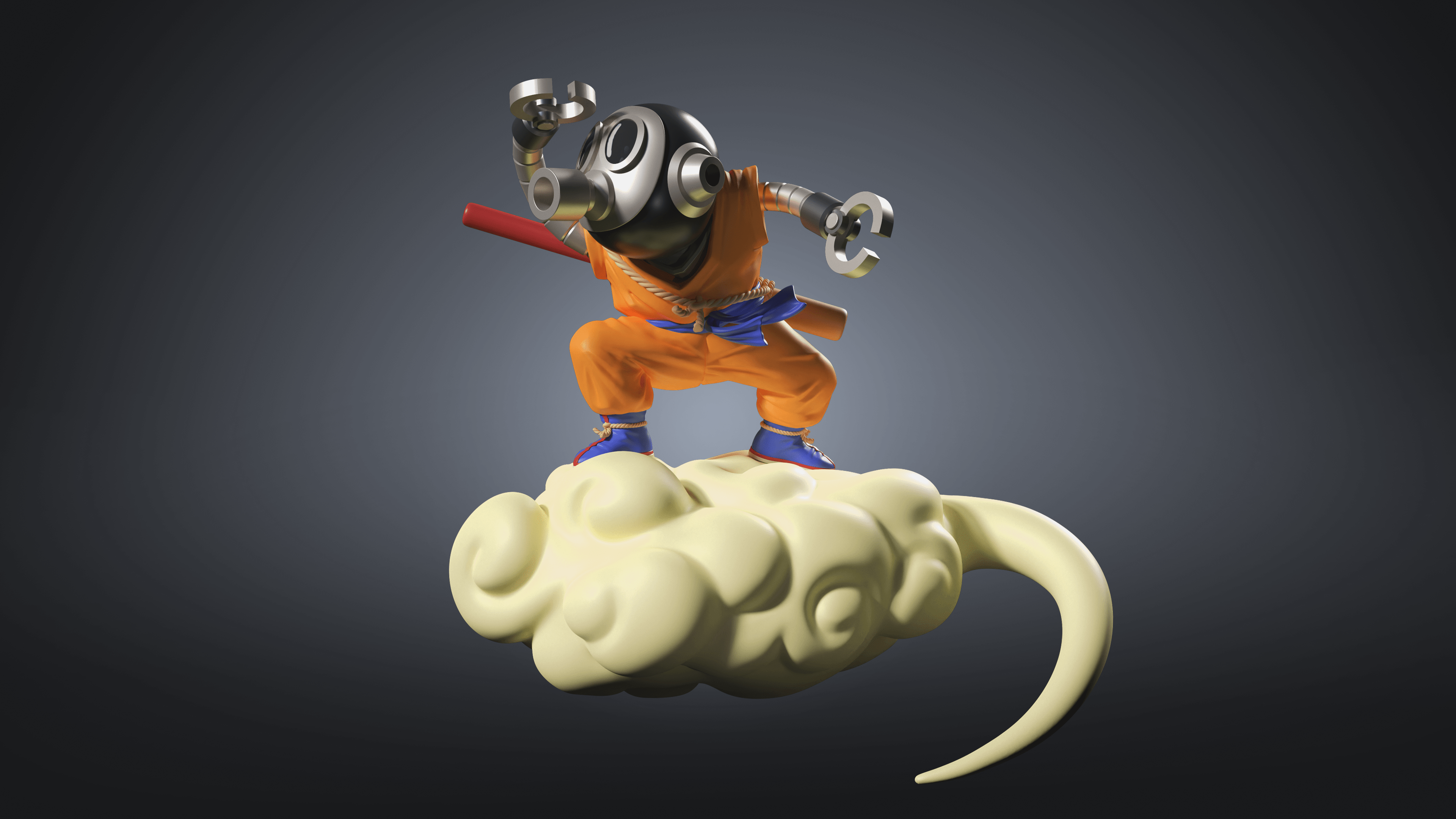 Lovely the Beast Studio - Dragon Ball Akira Toriyama cos Soaring Cloud Goku