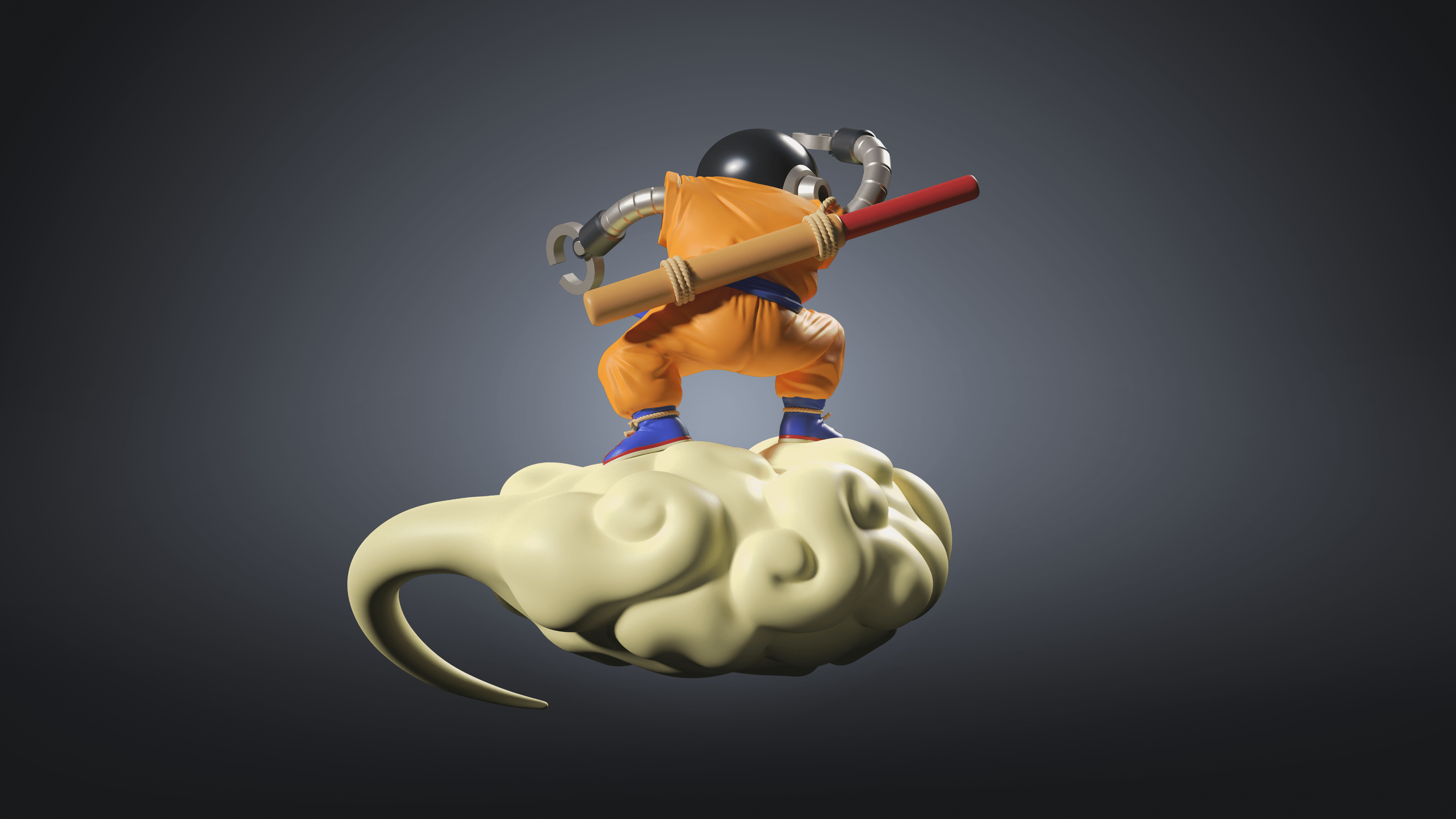 Lovely the Beast Studio - Dragon Ball Akira Toriyama cos Soaring Cloud Goku