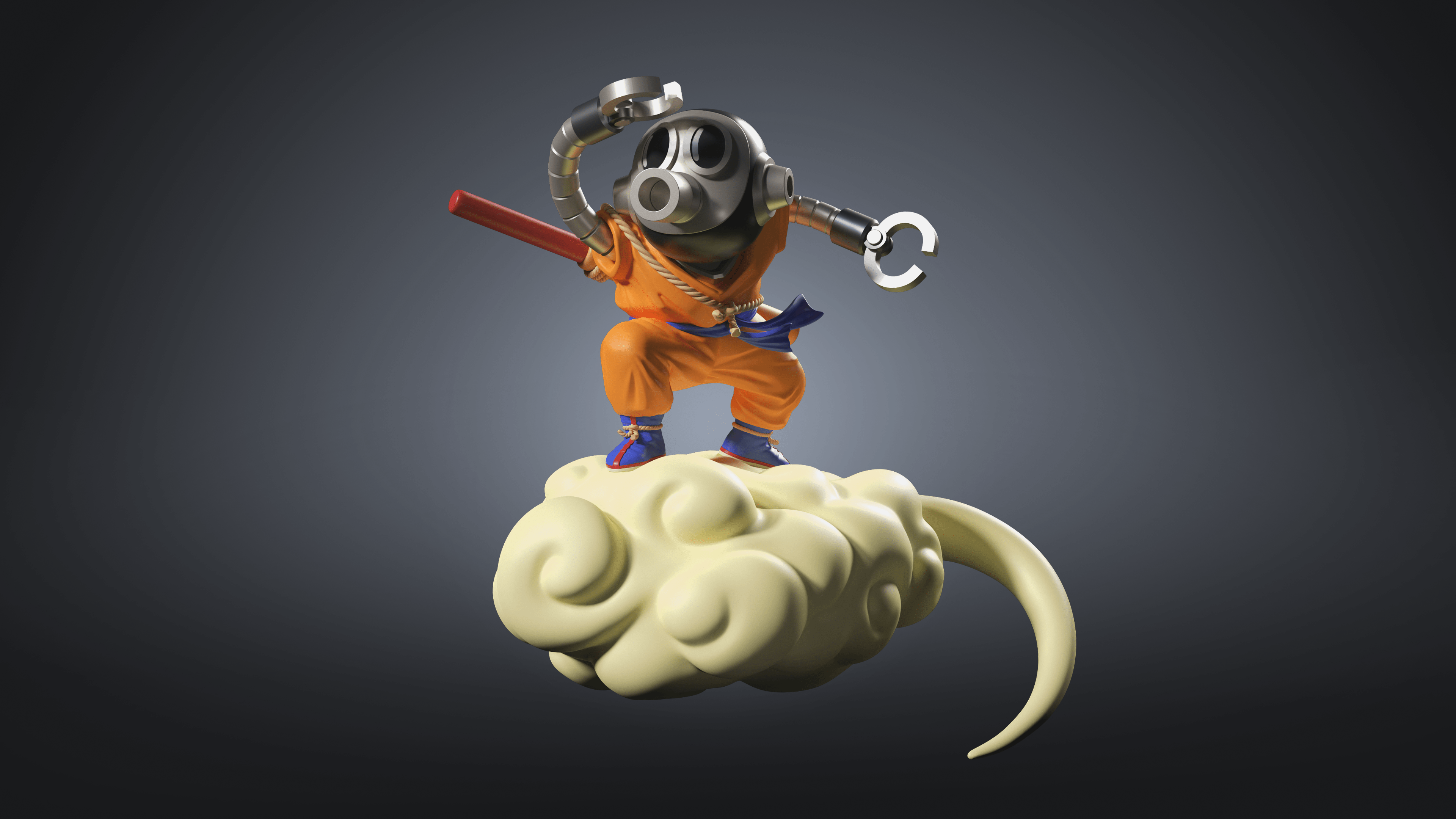 Lovely the Beast Studio - Dragon Ball Akira Toriyama cos Soaring Cloud Goku