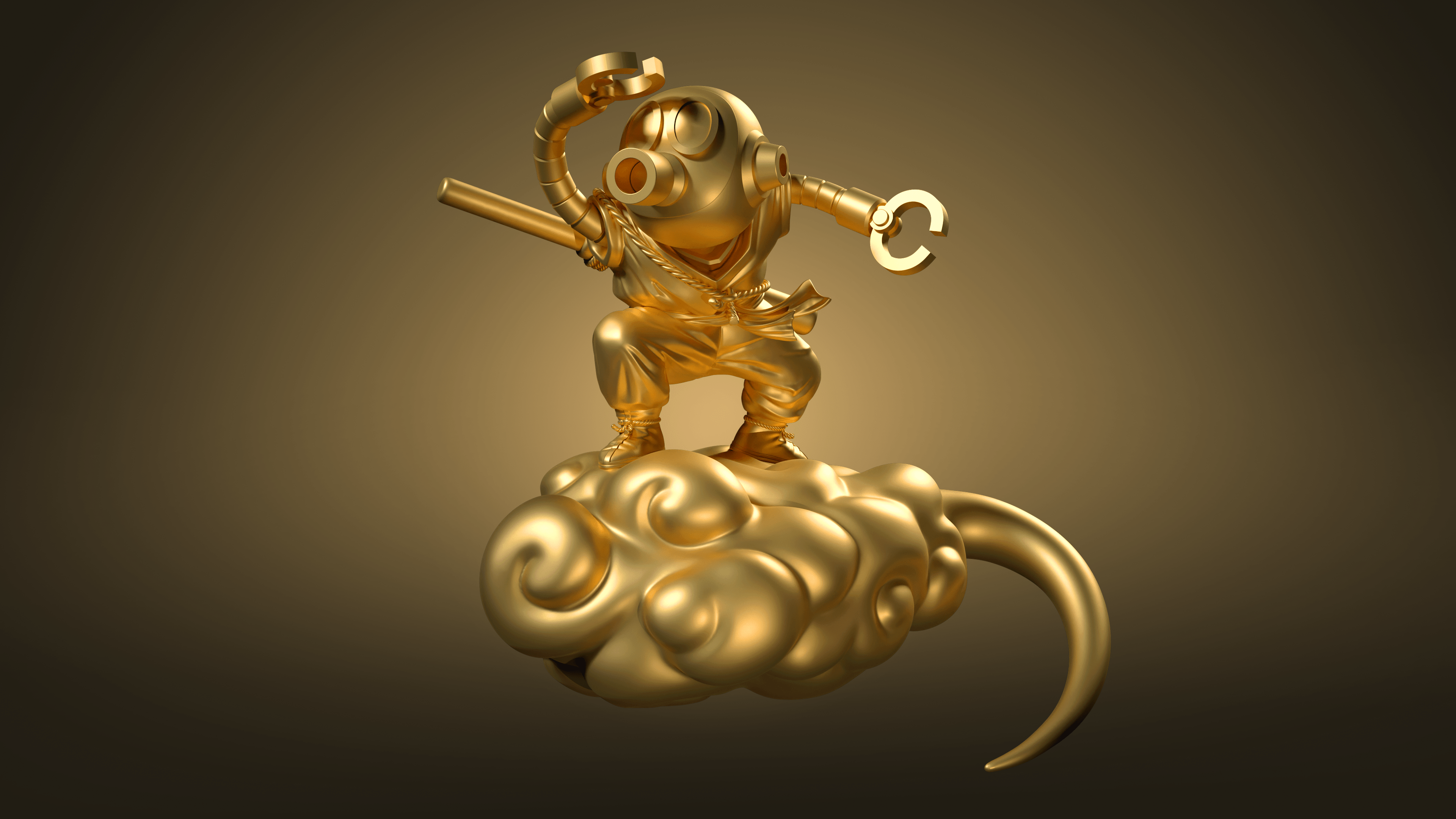 Lovely the Beast Studio - Dragon Ball Akira Toriyama cos Soaring Cloud Goku