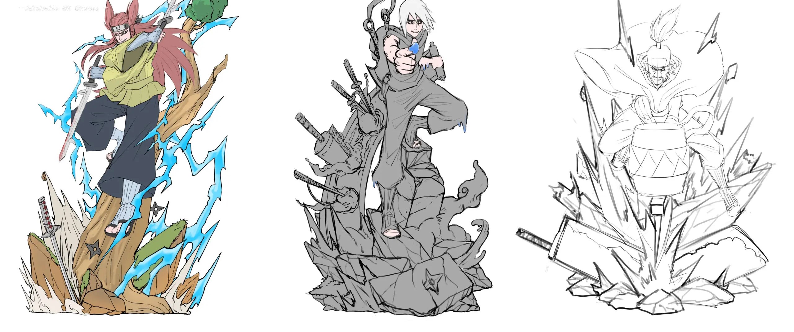 Loiter Studio - Seven Ninja Swordsmen of the Mist Naruto