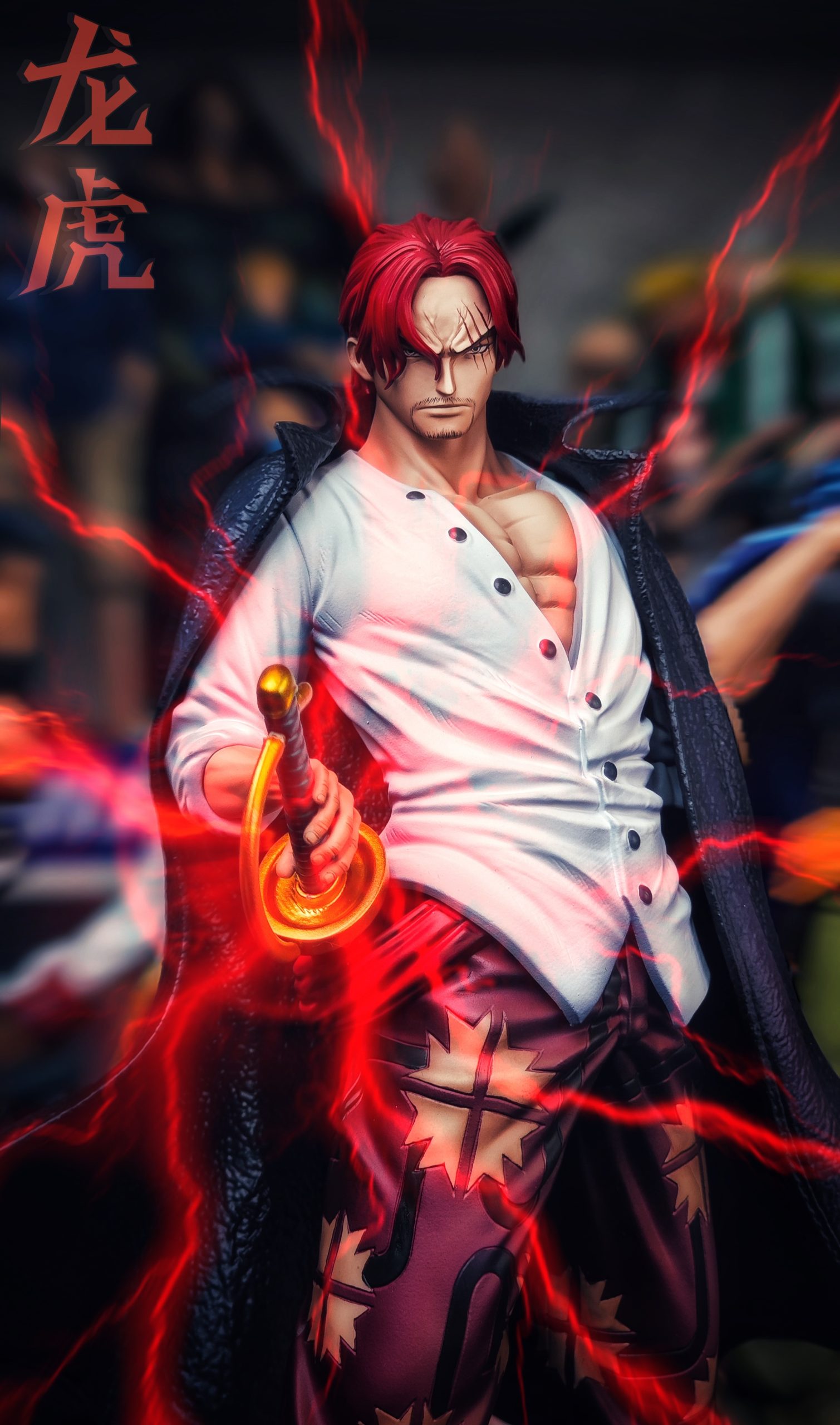 LongHu Studio - One Piece First Four Emperors Standing Red-haired Shanks