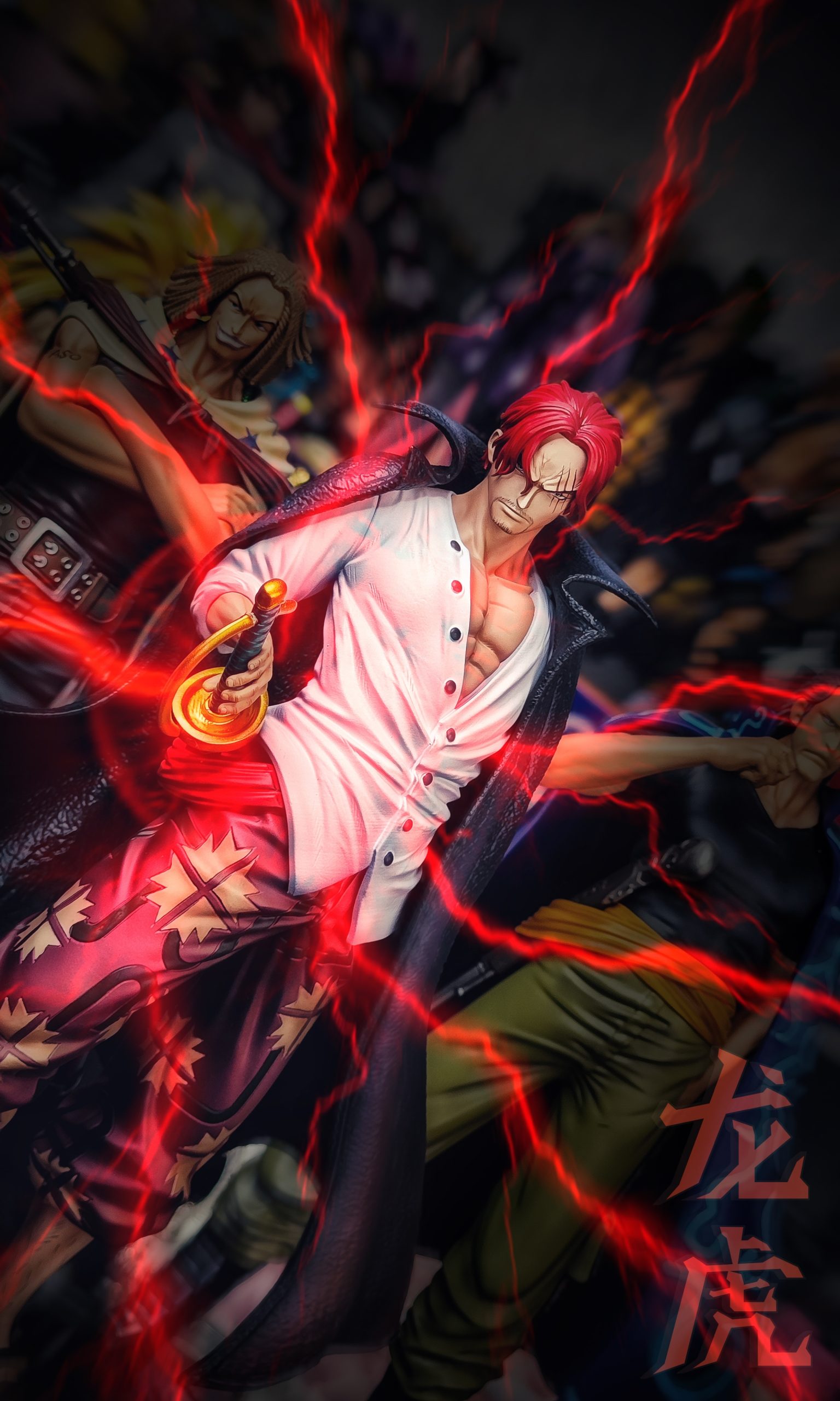 LongHu Studio - One Piece First Four Emperors Standing Red-haired Shanks