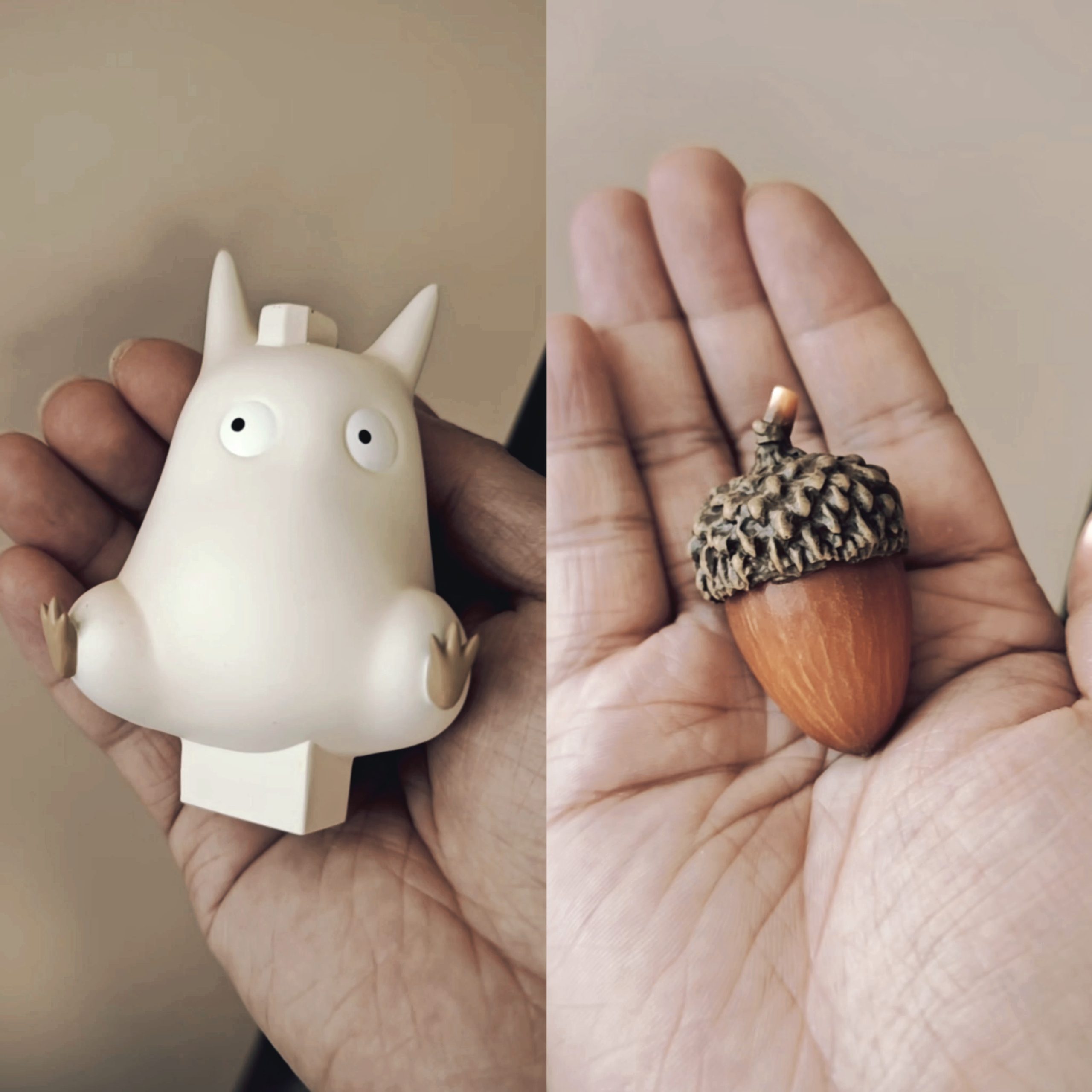 Long Miao Studio - My Neighbor Totoro carrying acorns
