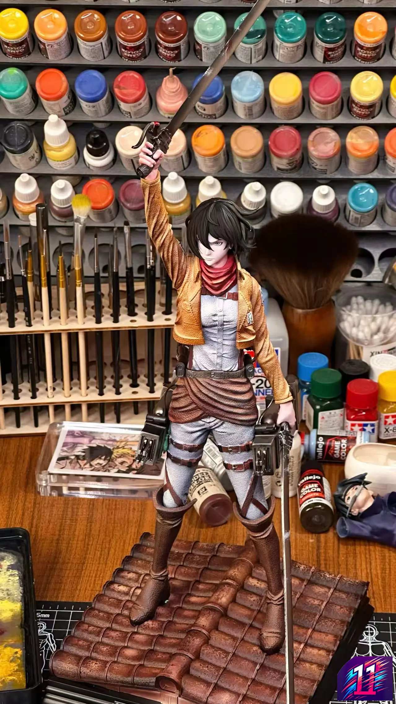 Leo Studio - Mikasa Ackerman Dokga Declaration Attack On Titan