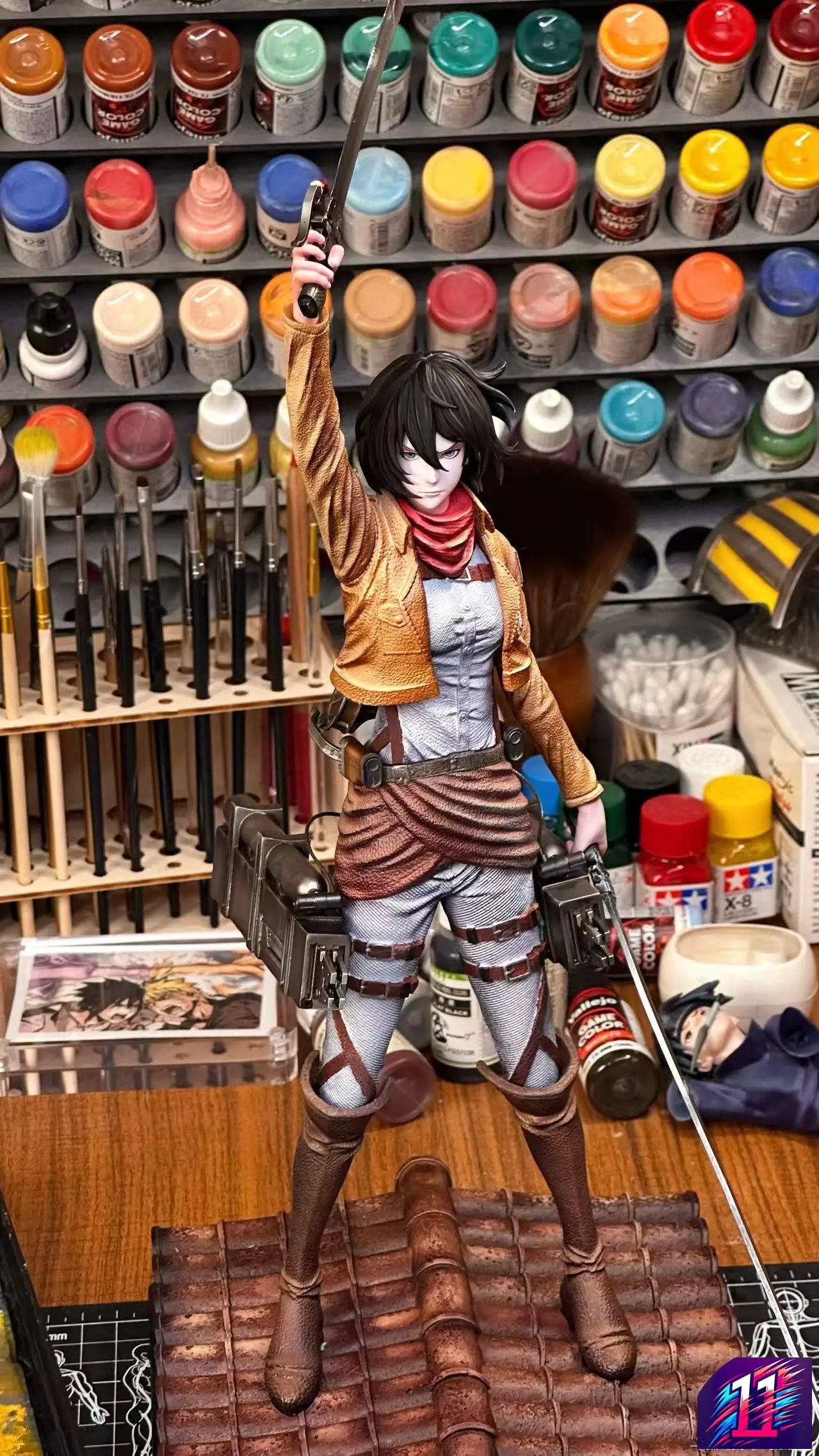 Leo Studio - Mikasa Ackerman Dokga Declaration Attack On Titan