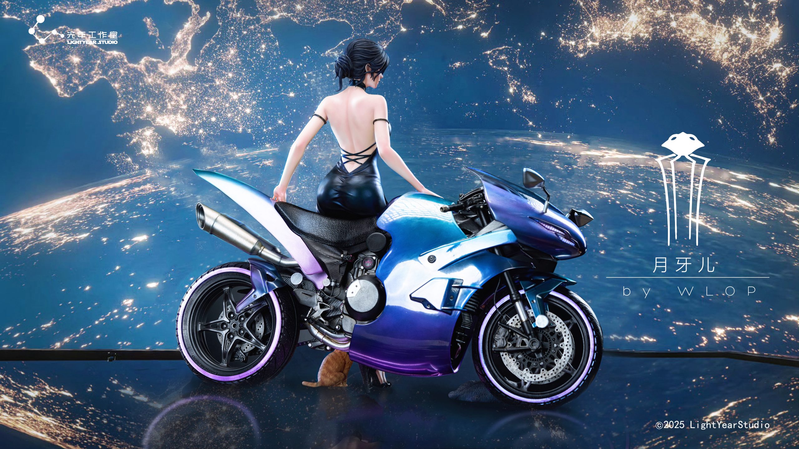 Light Year Studio - Ghost Blade Cloudworm Series 1/4 Collectible Statue Yue Yaer