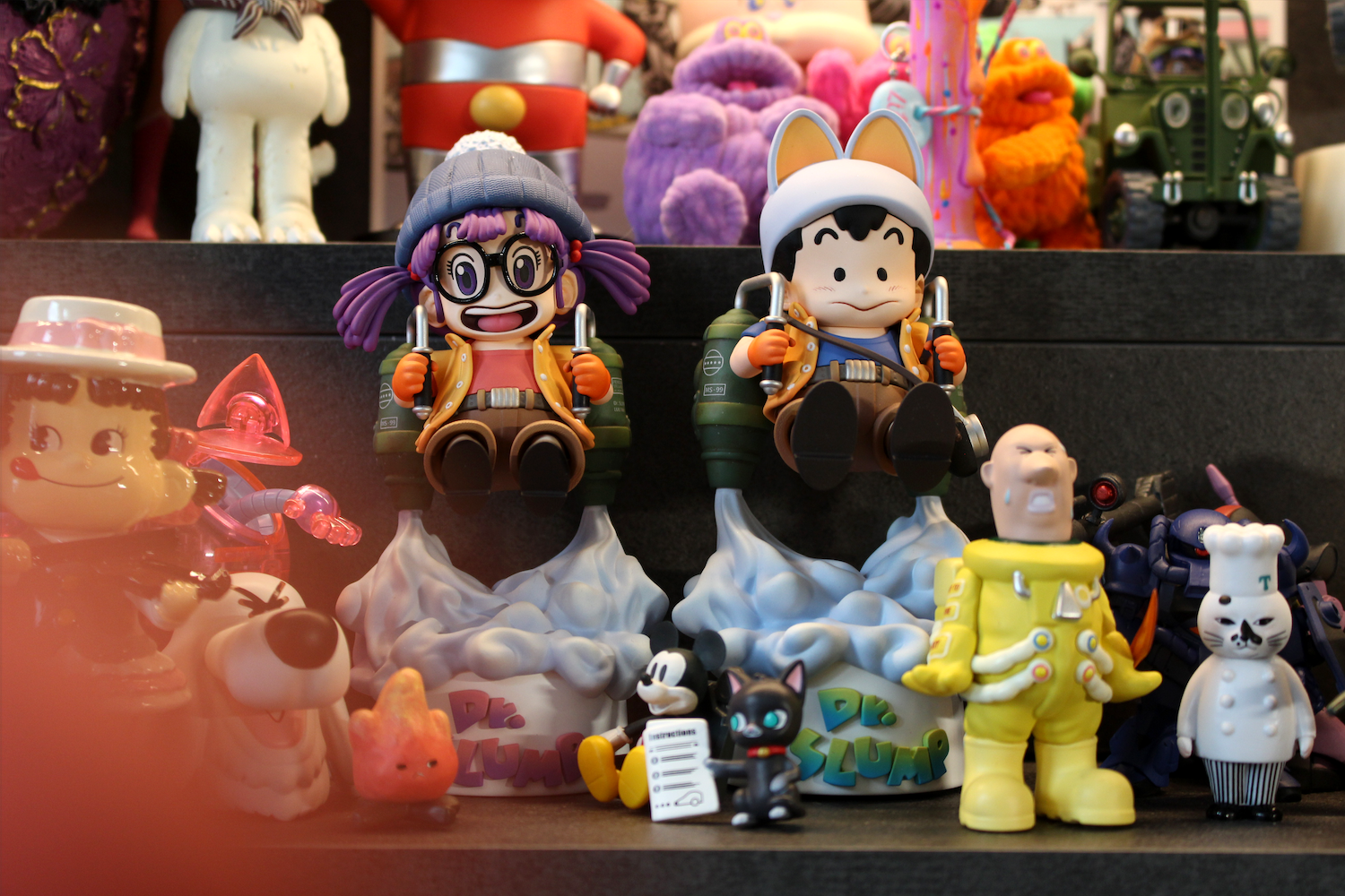 Lu Li Studio - Dr. Slump Fly Machine Arale & Peasuke Set