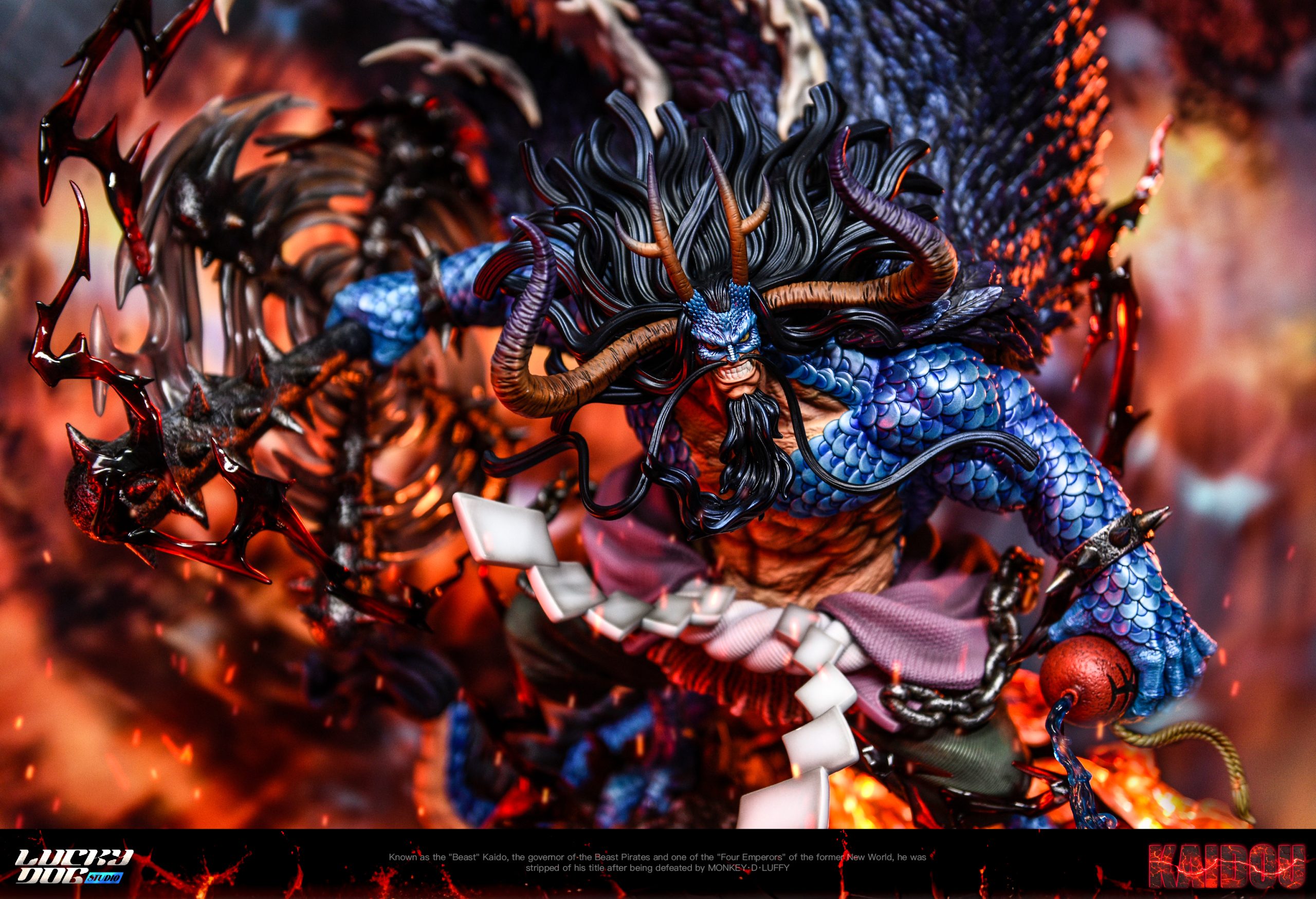 LuckyDog Studio - One Piece Yonko Hundred Beasts Kaido (Human-Beast Form)