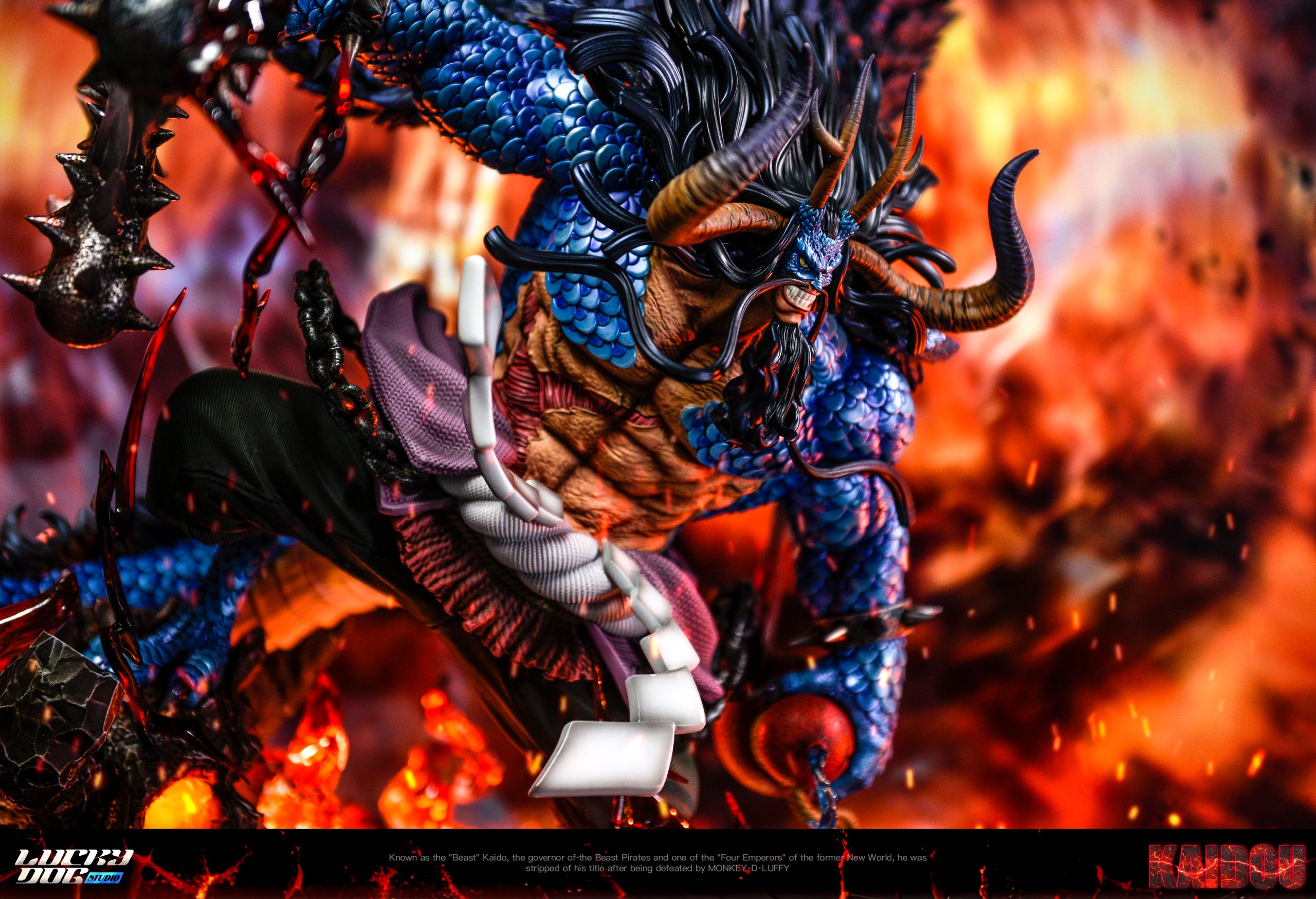 LuckyDog Studio - One Piece Yonko Hundred Beasts Kaido (Human-Beast Form)