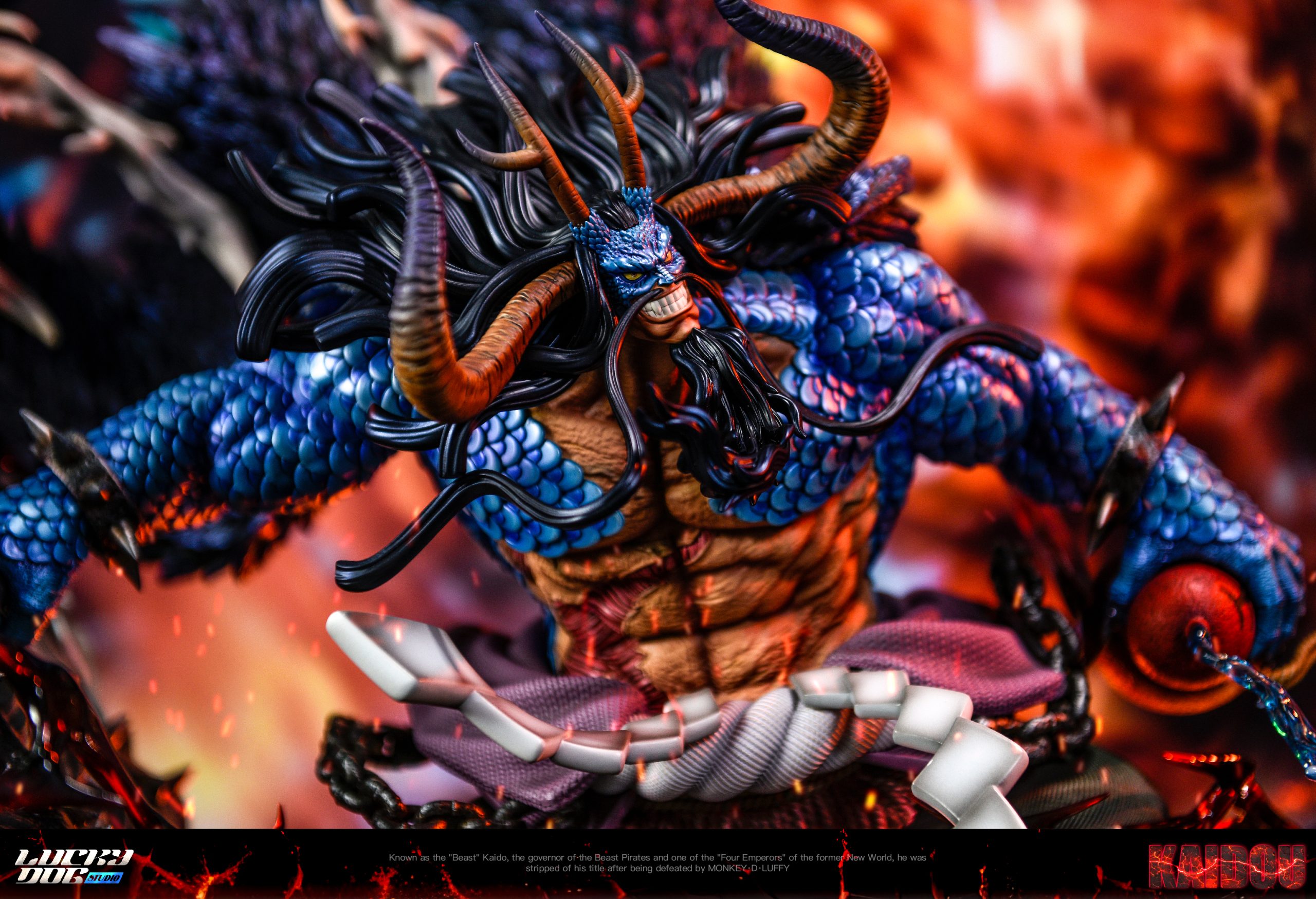 LuckyDog Studio - One Piece Yonko Hundred Beasts Kaido (Human-Beast Form)