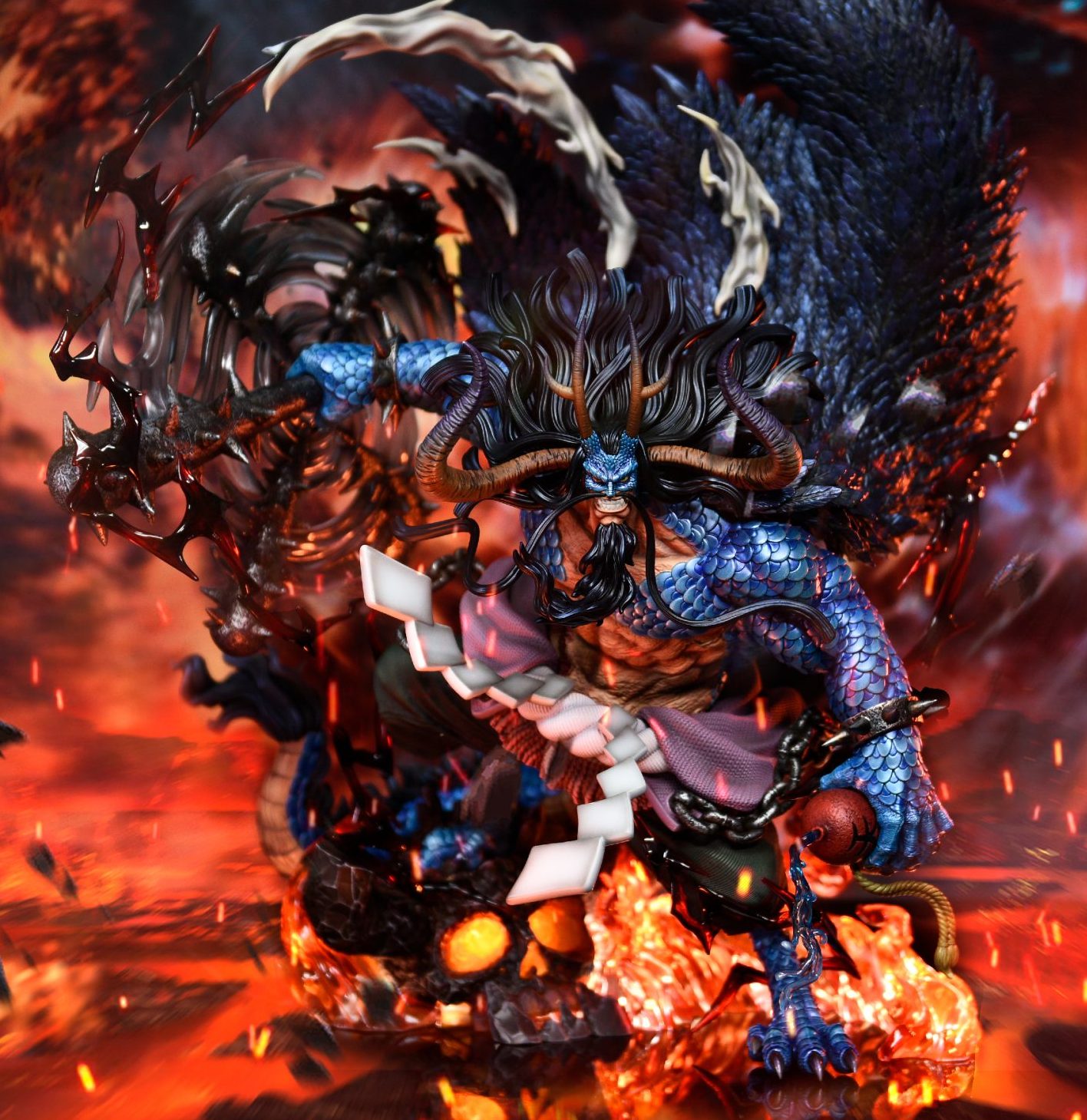 LuckyDog Studio - One Piece Yonko Hundred Beasts Kaido (Human-Beast Form)