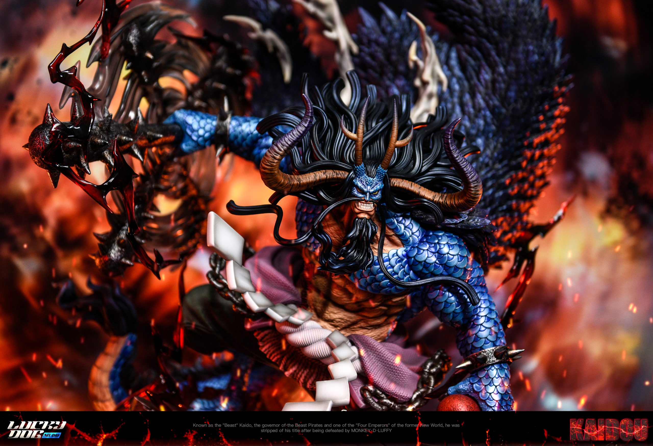 LuckyDog Studio - One Piece Yonko Hundred Beasts Kaido (Human-Beast Form)